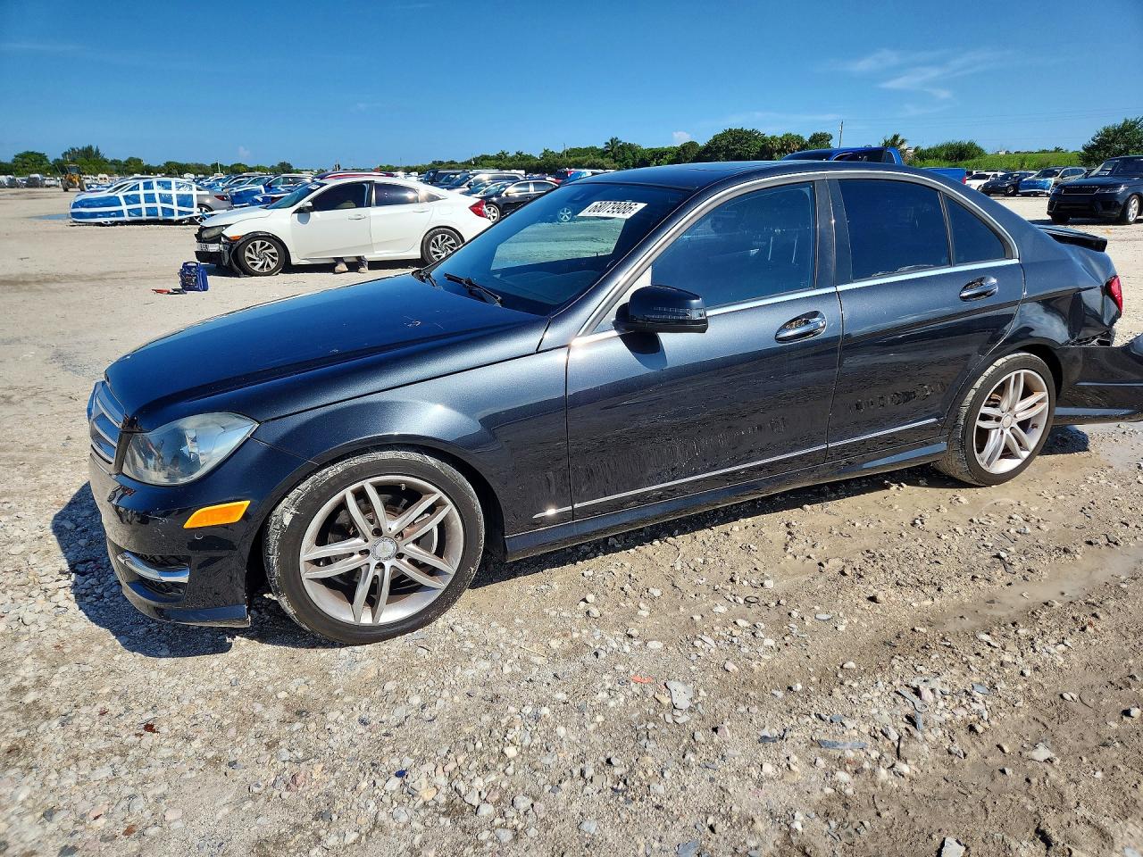 2013 Mercedes-benz C 250 Charcoal vin: WDDGF4HB3DR248499