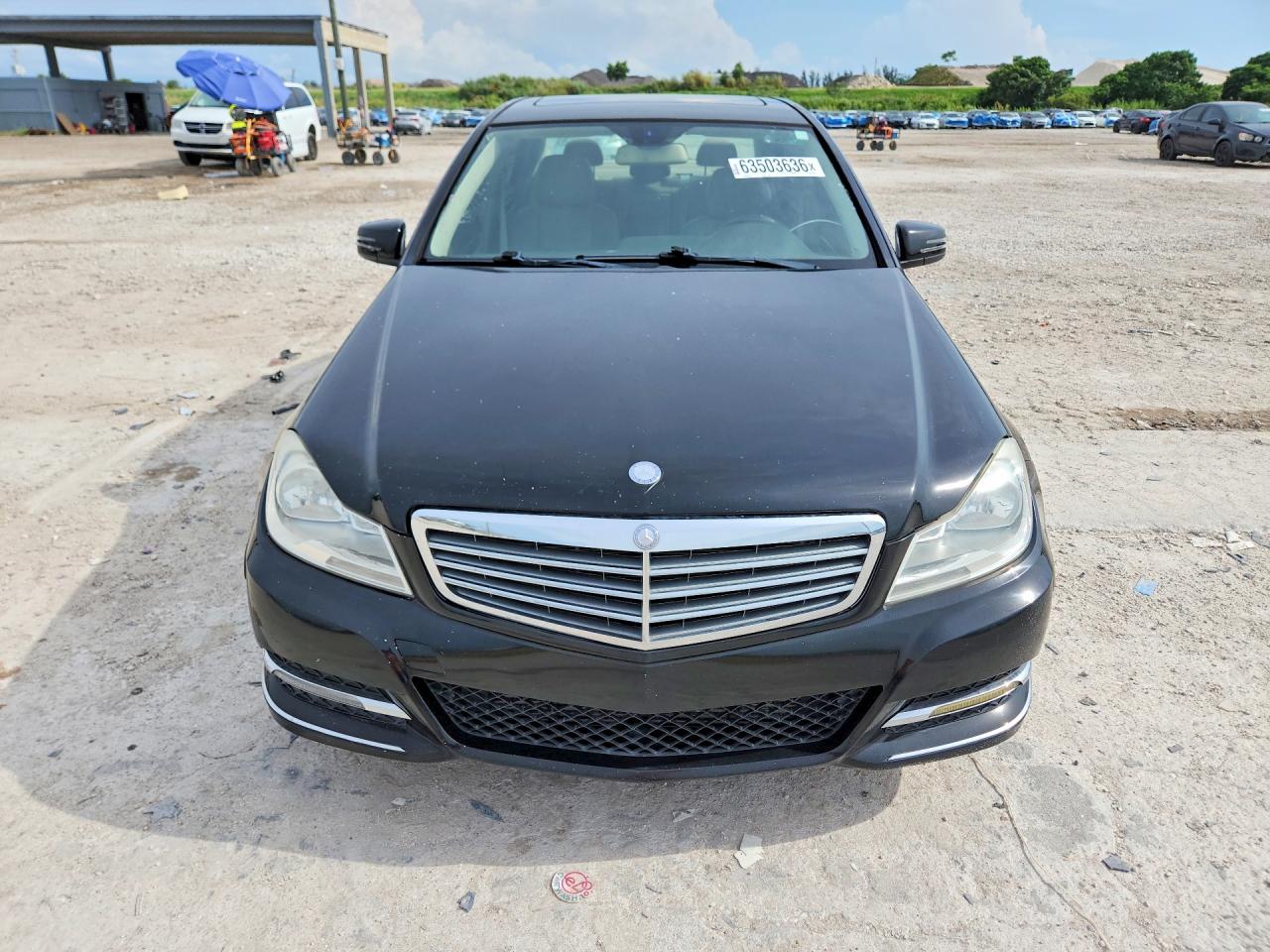 2013 Mercedes-benz C 250 Black vin: WDDGF4HB3DR270535