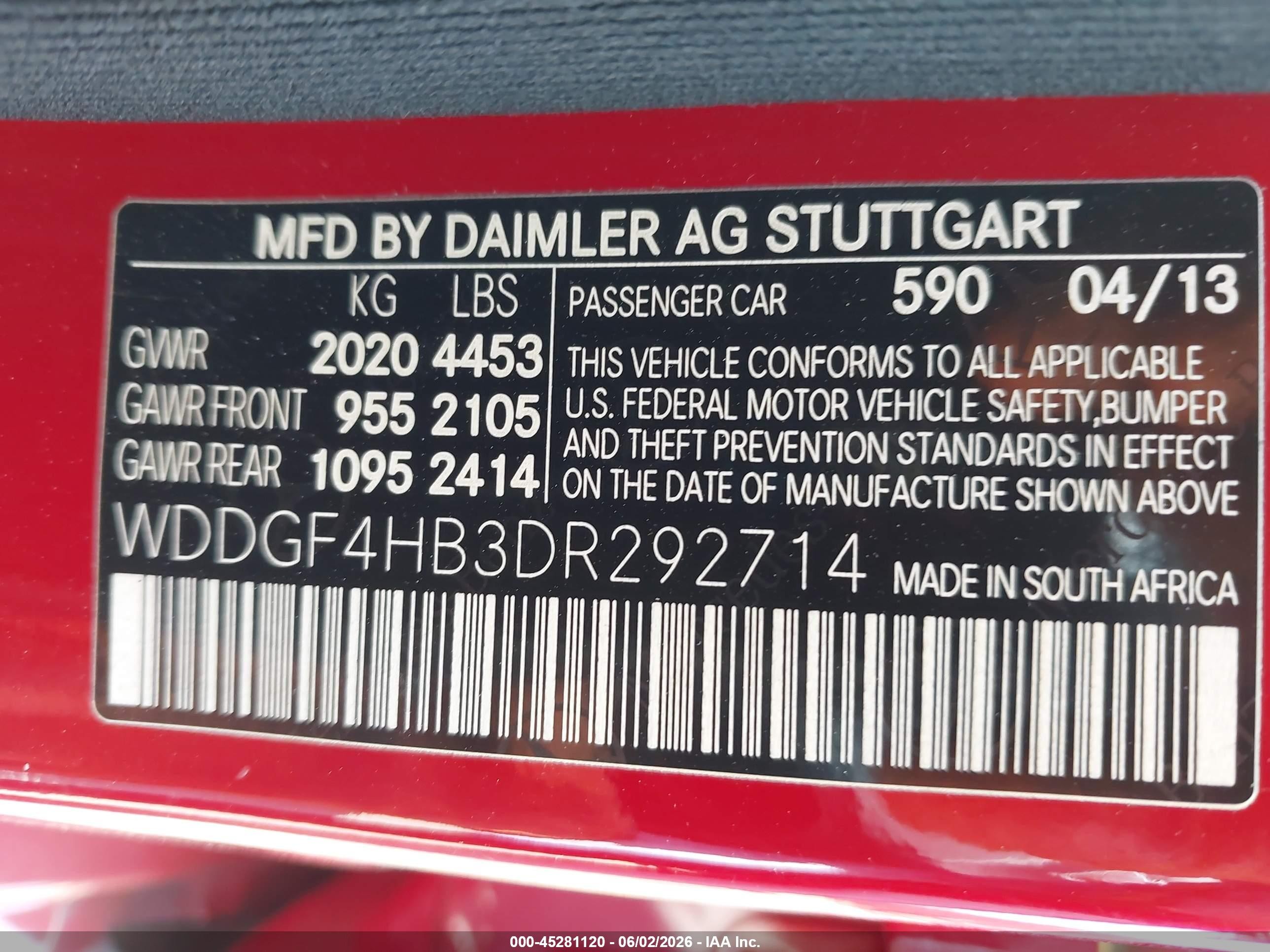 2013 Mercedes-benz C 250 Sport Red vin: WDDGF4HB3DR292714
