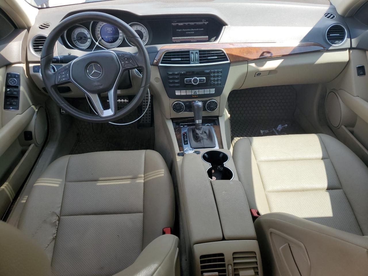 2013 Mercedes-benz C 250 Black vin: WDDGF4HB3DR296505