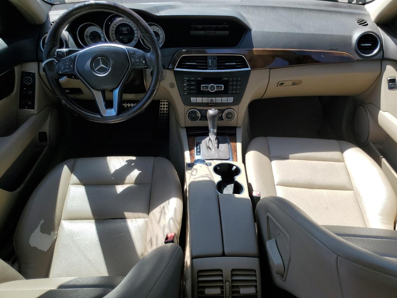 2014 Mercedes-benz C 250 Black vin: WDDGF4HB3EA933053