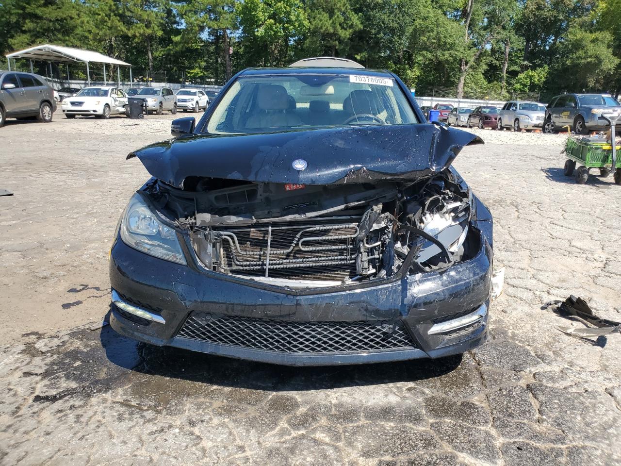 2014 Mercedes-benz C 250 Black vin: WDDGF4HB3EA933053