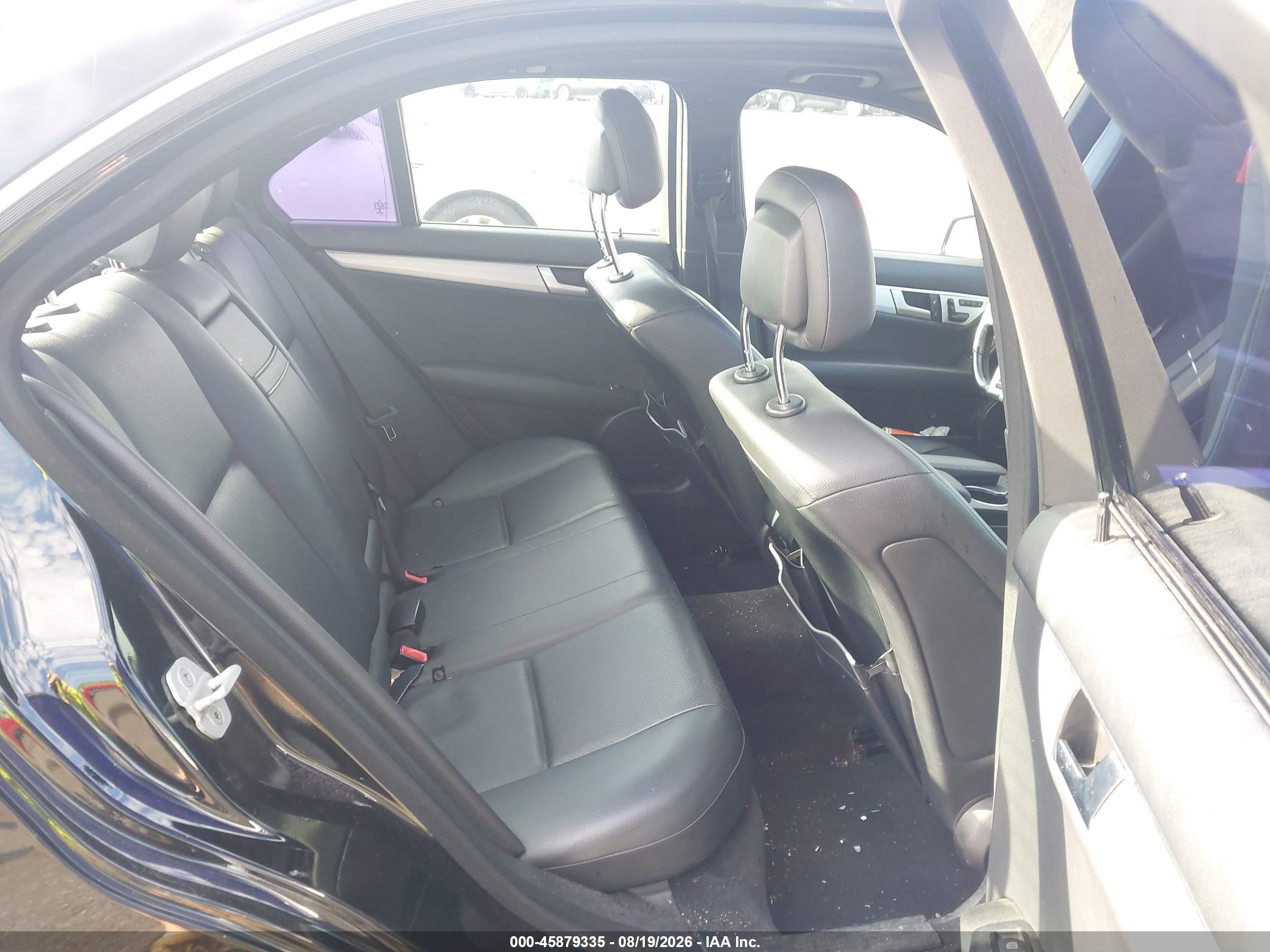 2014 Mercedes-benz C 250 Sport Black vin: WDDGF4HB3EA954694