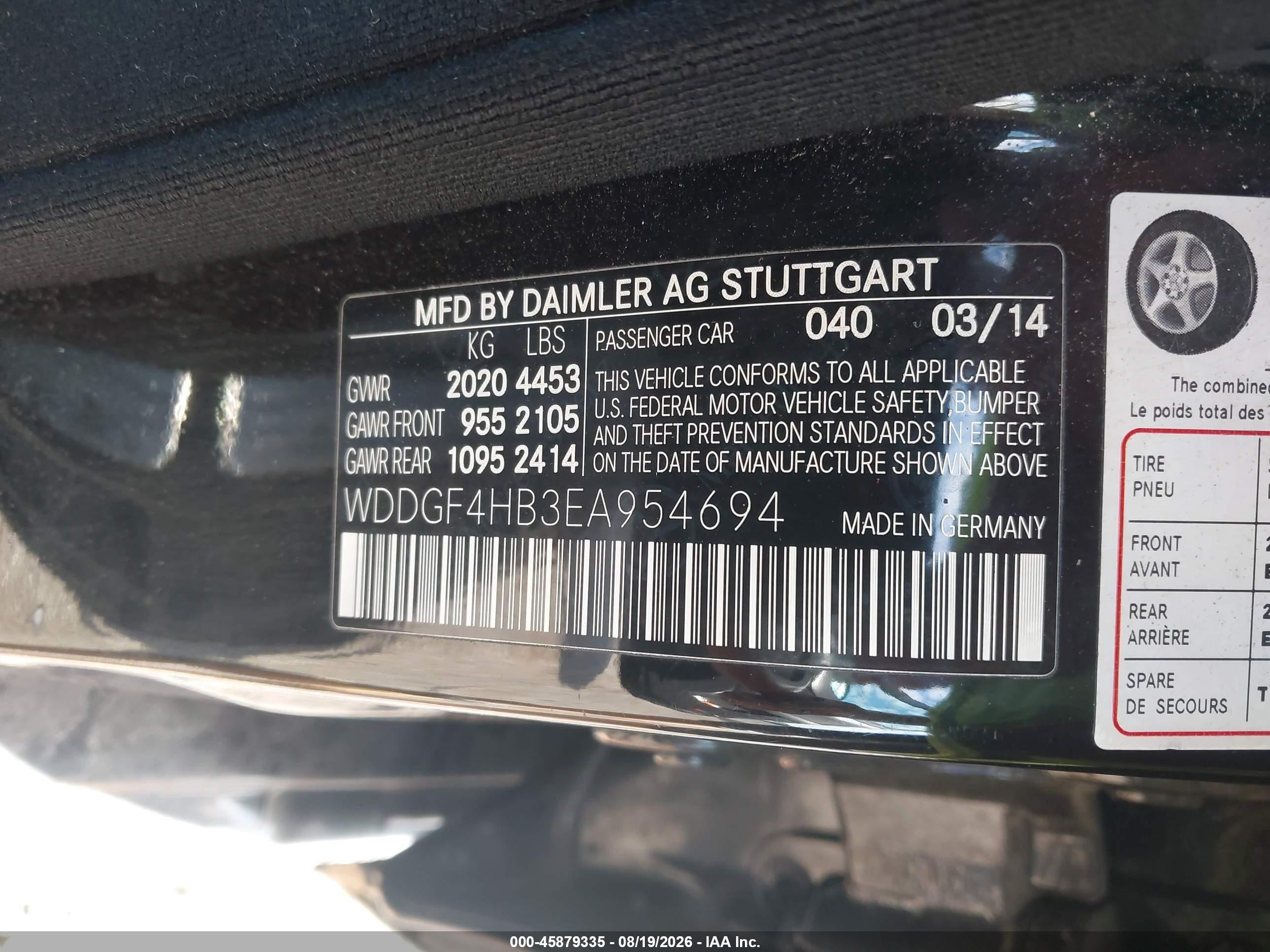 2014 Mercedes-benz C 250 Sport Black vin: WDDGF4HB3EA954694
