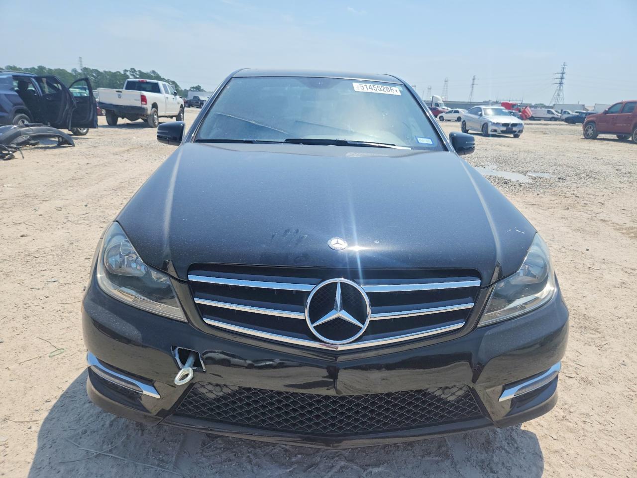 2014 Mercedes-benz C-class C250 Rwd Black vin: WDDGF4HB3EA955747