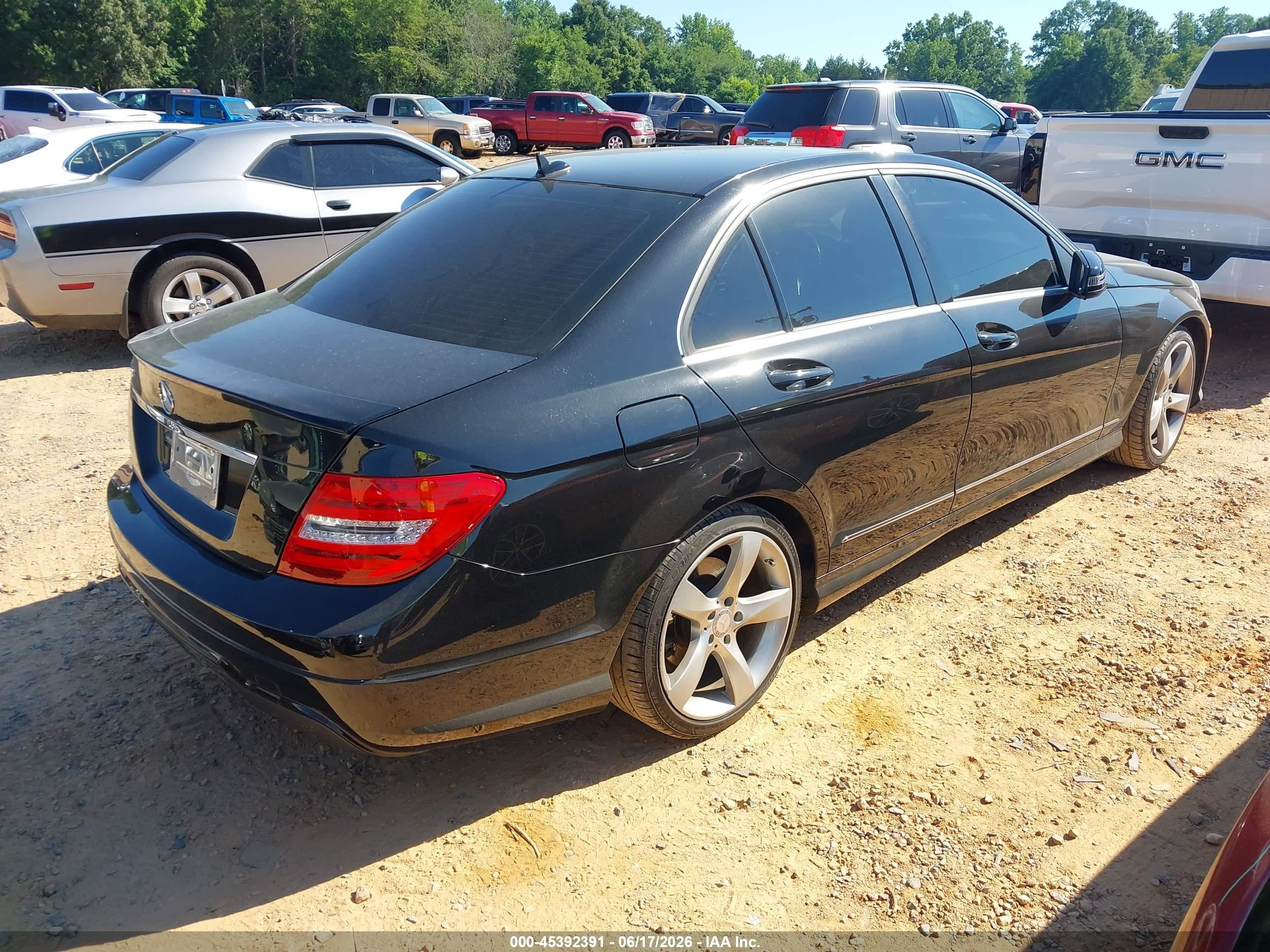 2014 Mercedes-benz C 250 Sport Черный vin: WDDGF4HB3EA966179