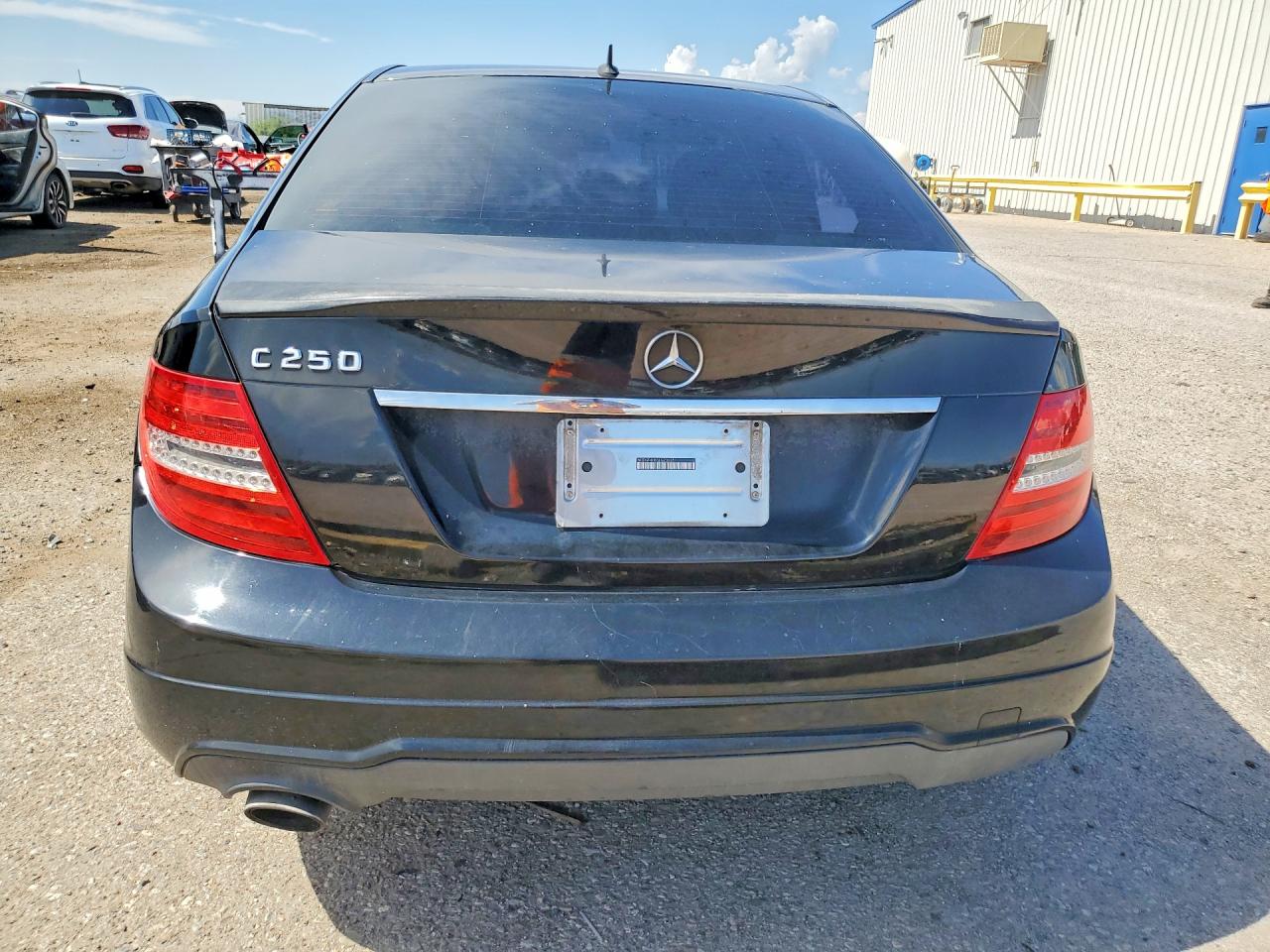 2014 Mercedes-benz C 250 Black vin: WDDGF4HB3EG236351