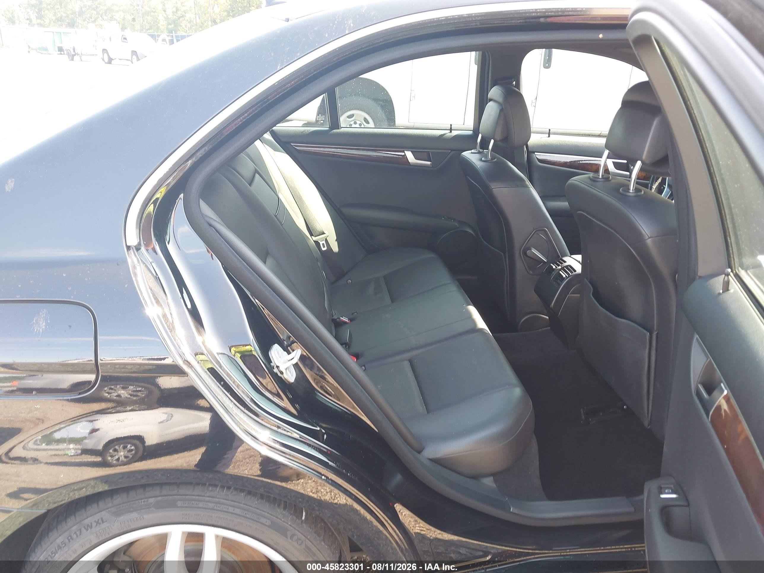 2014 Mercedes-benz C 250 Sport Black vin: WDDGF4HB3EG243994
