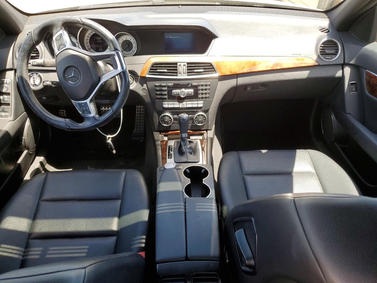 2014 Mercedes-benz C 250 Gray vin: WDDGF4HB3EG250332
