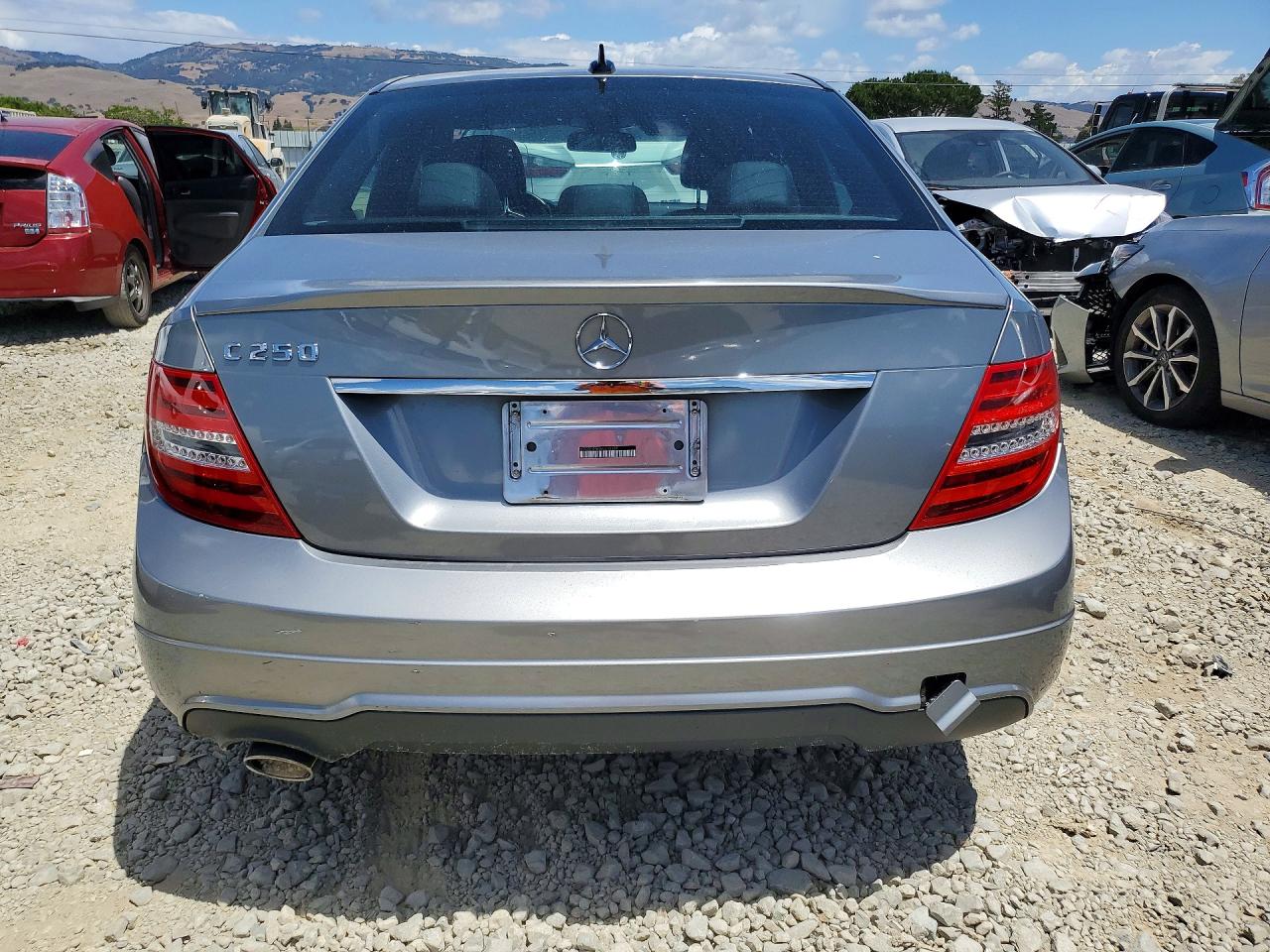 2014 Mercedes-benz C 250 Gray vin: WDDGF4HB3EG250332