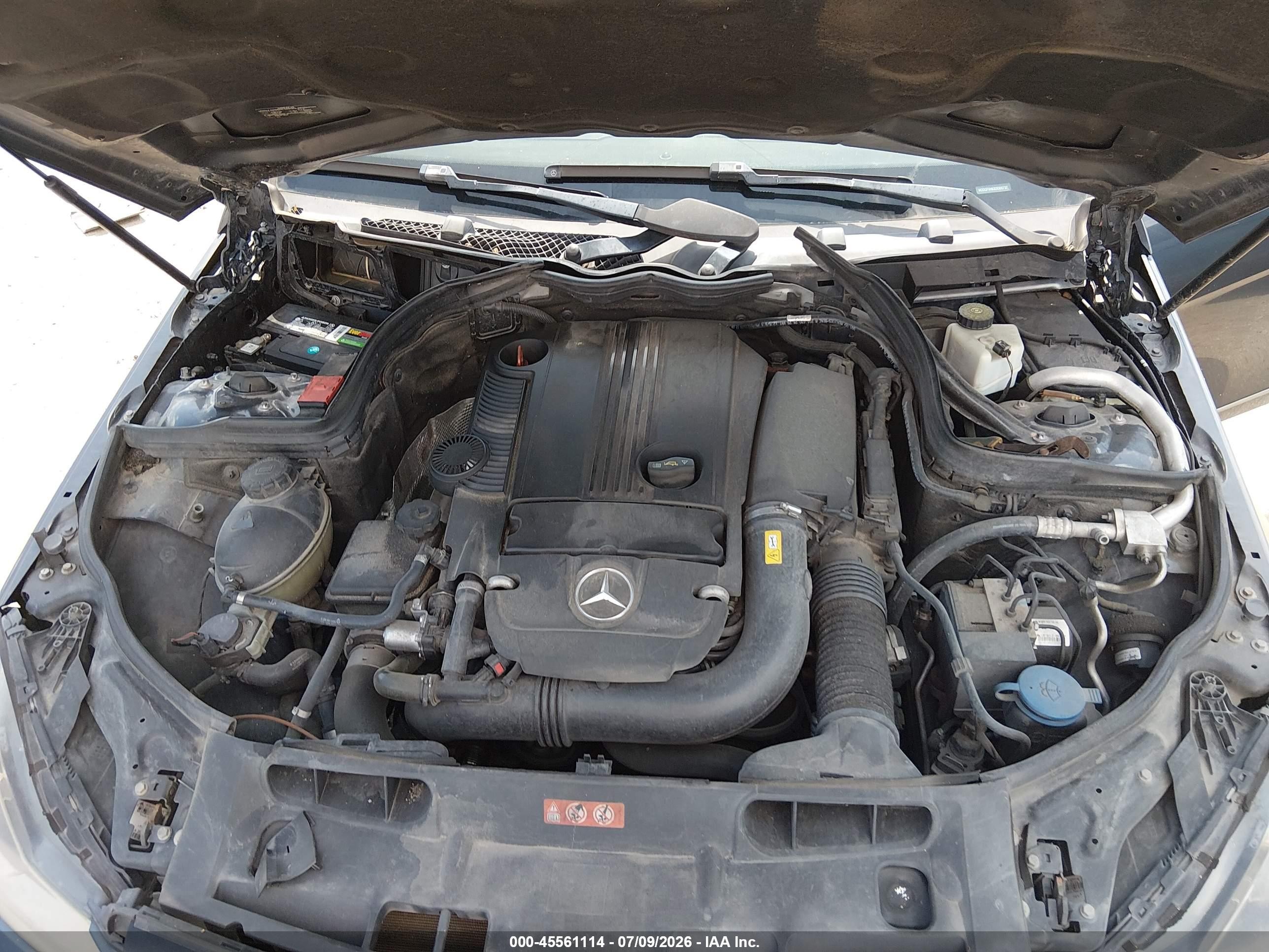 2014 Mercedes-benz C 250 Sport Black vin: WDDGF4HB3ER305737
