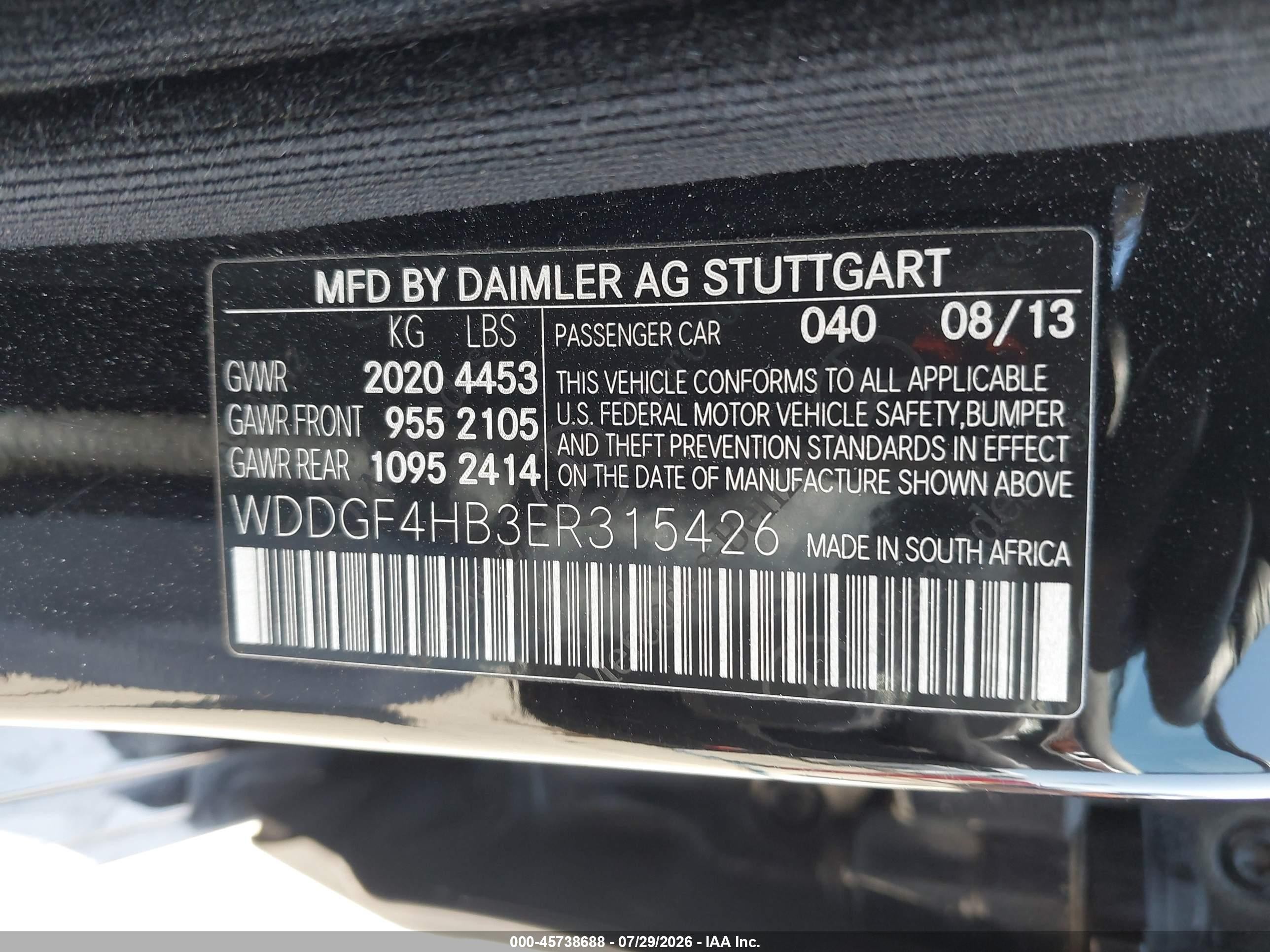 2014 Mercedes-benz C 250 Sport Black vin: WDDGF4HB3ER315426