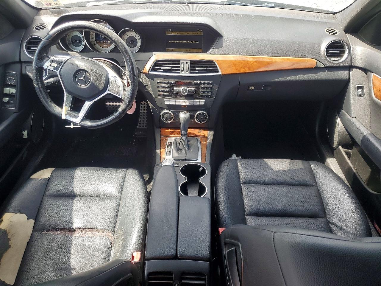 2012 Mercedes-benz C 250 Black vin: WDDGF4HB4CA623264