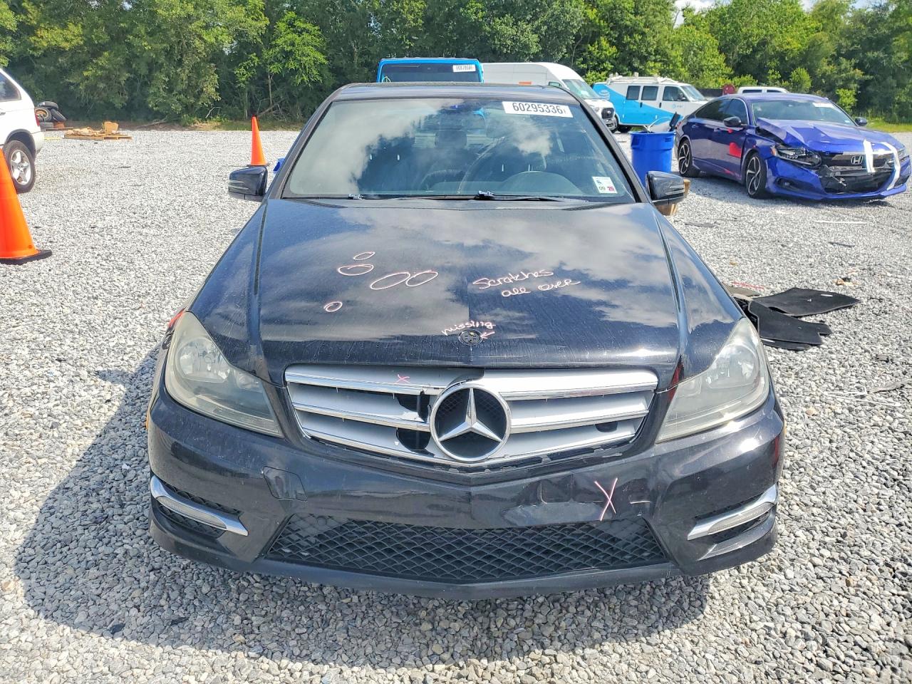2012 Mercedes-benz C 250 Black vin: WDDGF4HB4CA623264