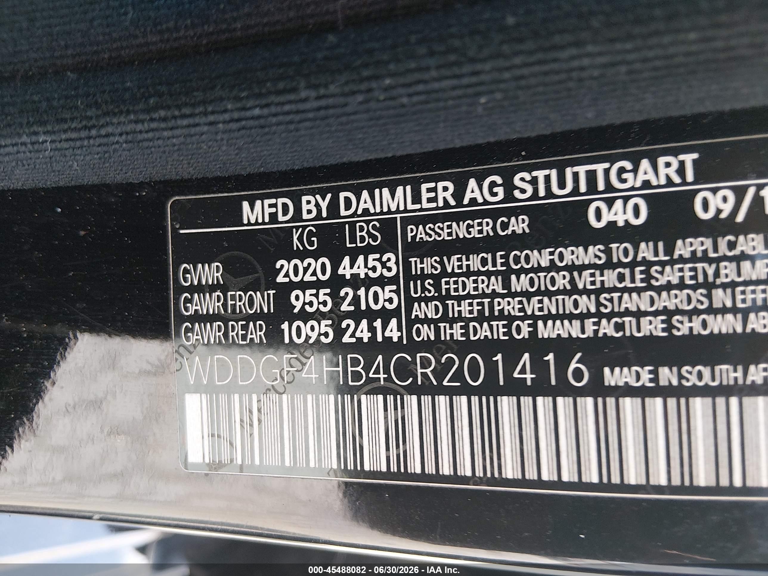2012 Mercedes-benz C 250 Luxury/sport Black vin: WDDGF4HB4CR201416