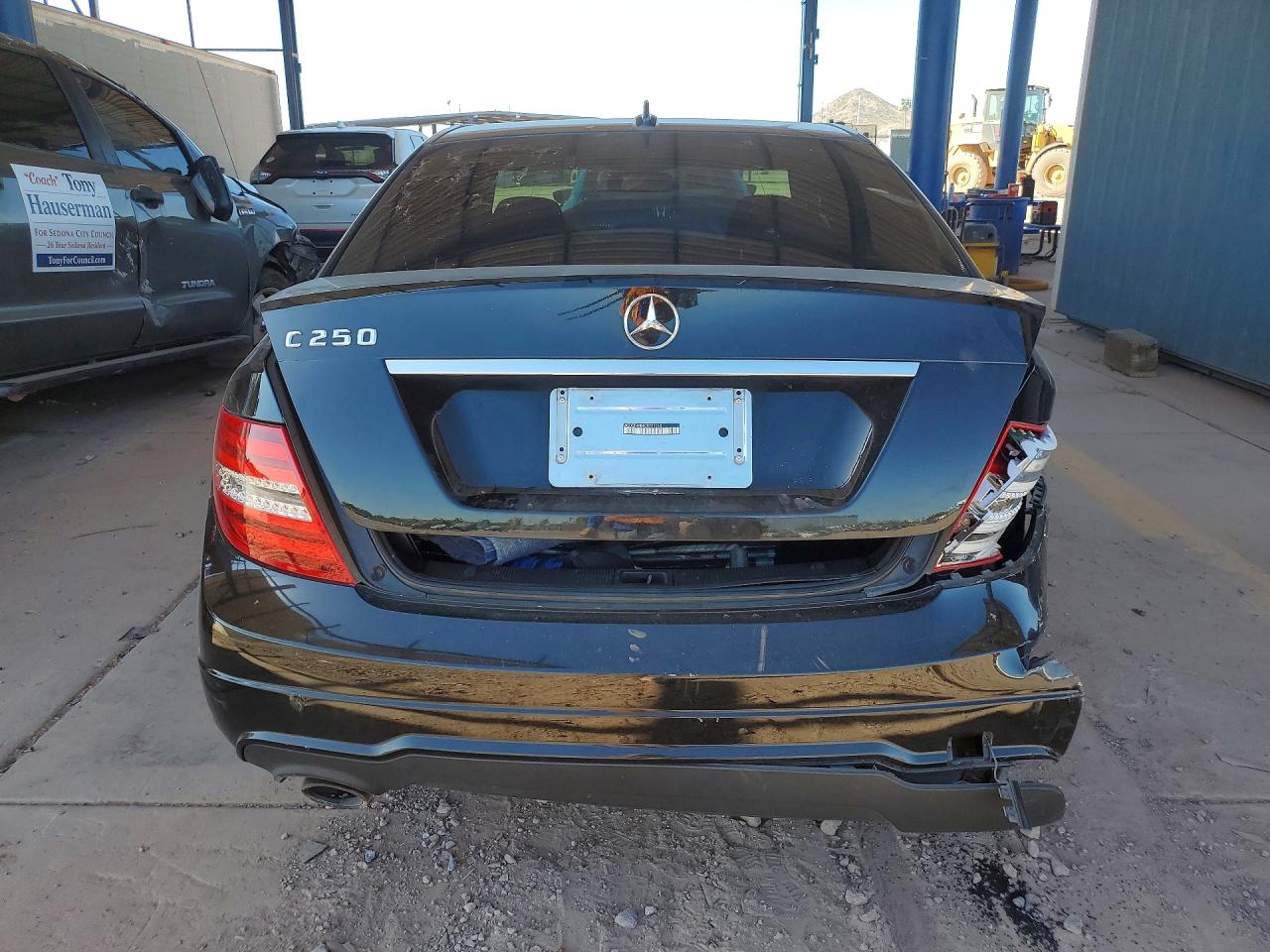 2012 Mercedes-benz C 250 Black vin: WDDGF4HB4CR221018