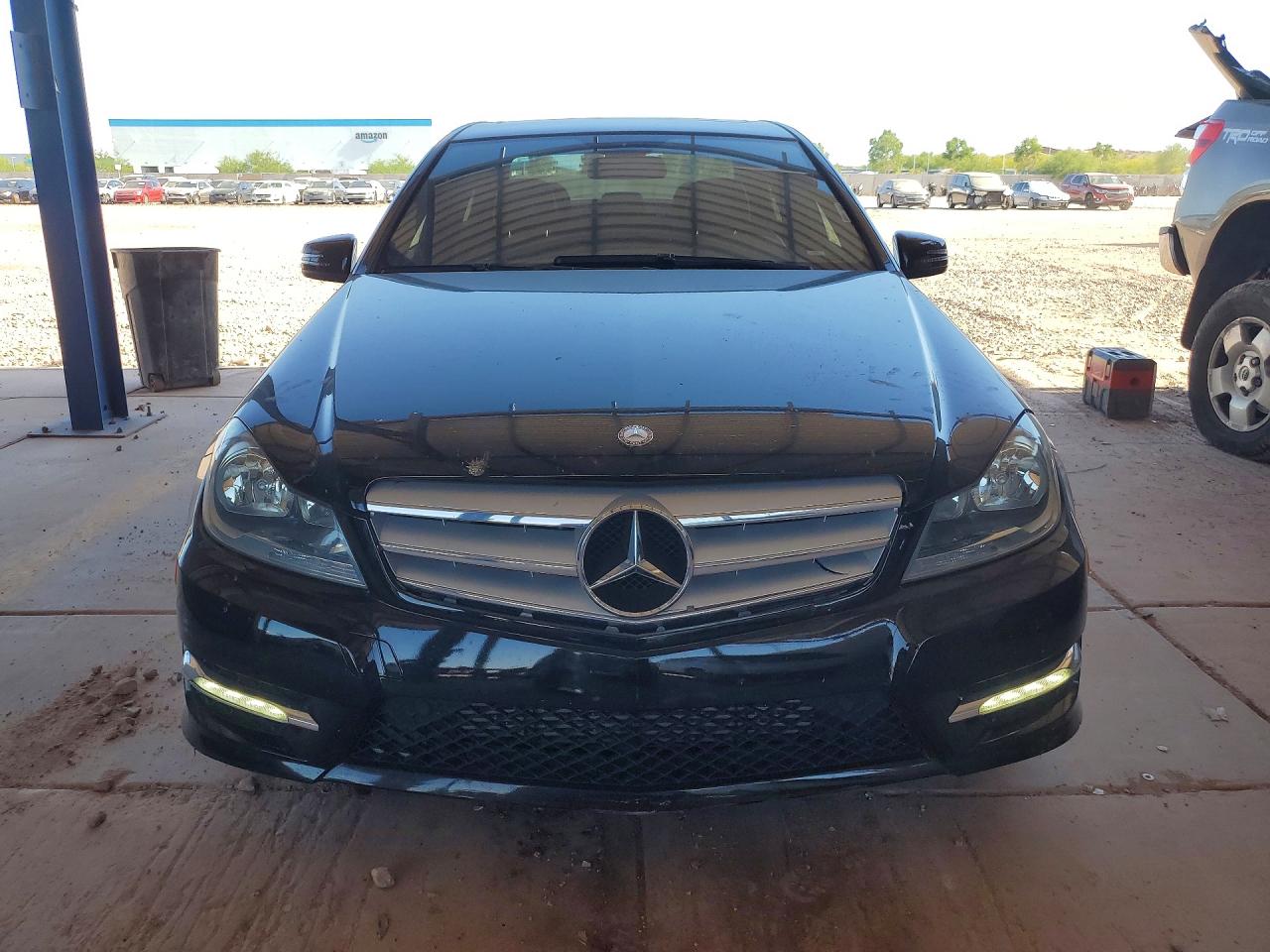2012 Mercedes-benz C 250 Black vin: WDDGF4HB4CR221018
