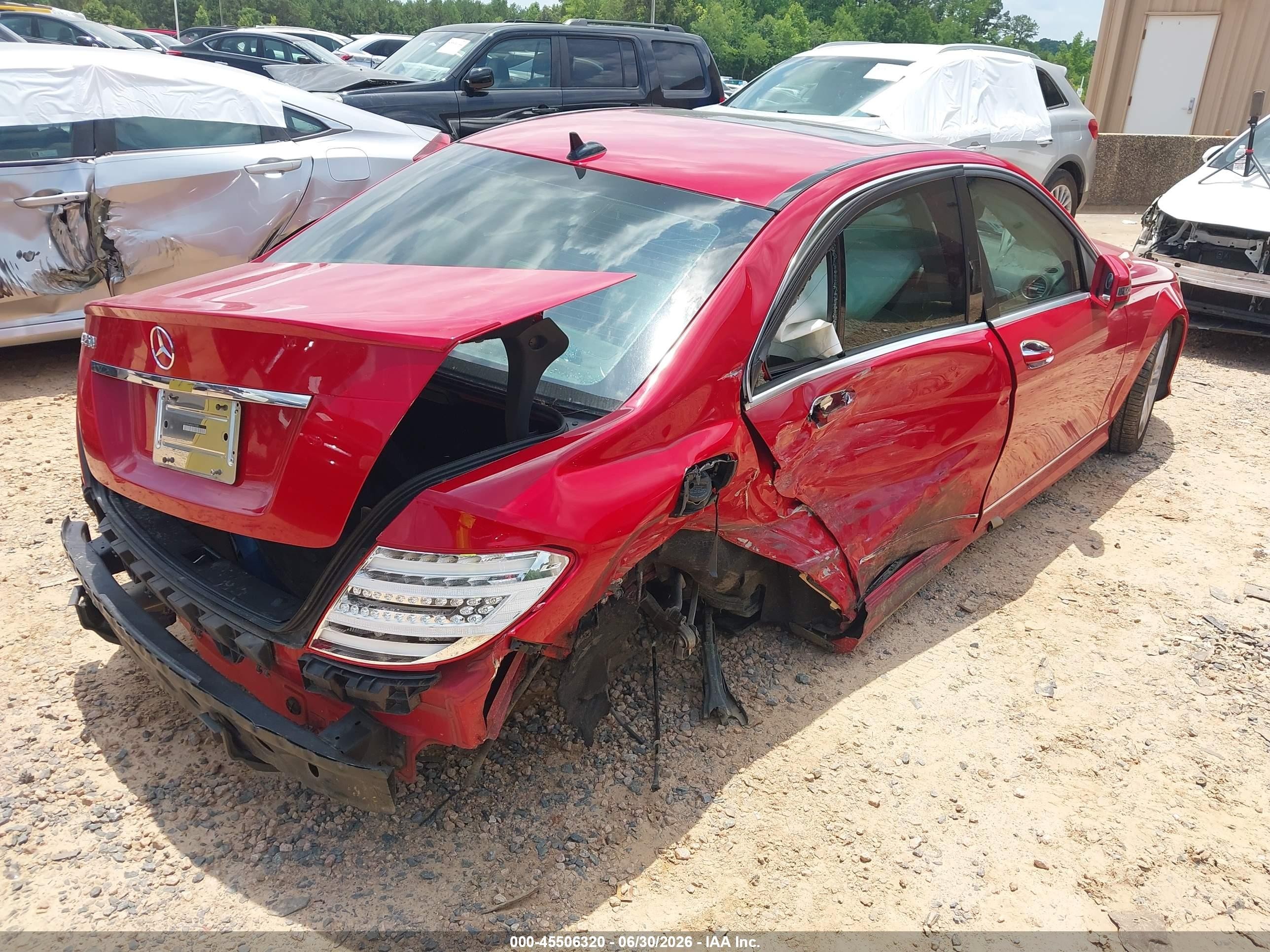 2013 Mercedes-benz C 250 Sport Red vin: WDDGF4HB4DA790581