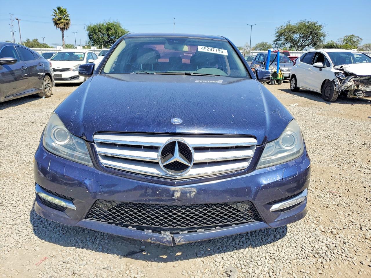 2013 Mercedes-benz C 250 Blue vin: WDDGF4HB4DA854764