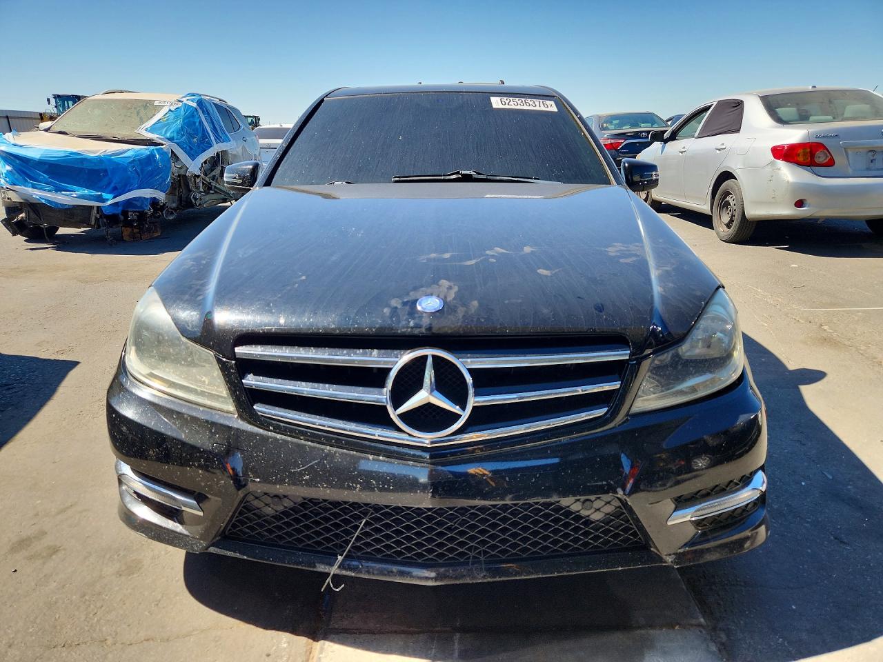 2014 Mercedes-benz C 250 Black vin: WDDGF4HB4EA921025