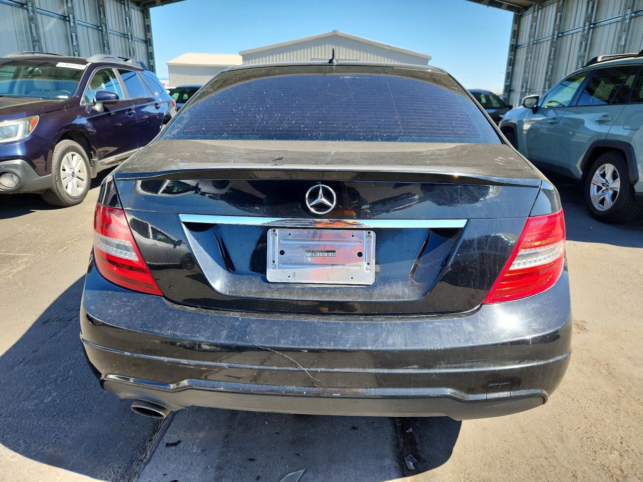 2014 Mercedes-benz C 250 Black vin: WDDGF4HB4EA921025