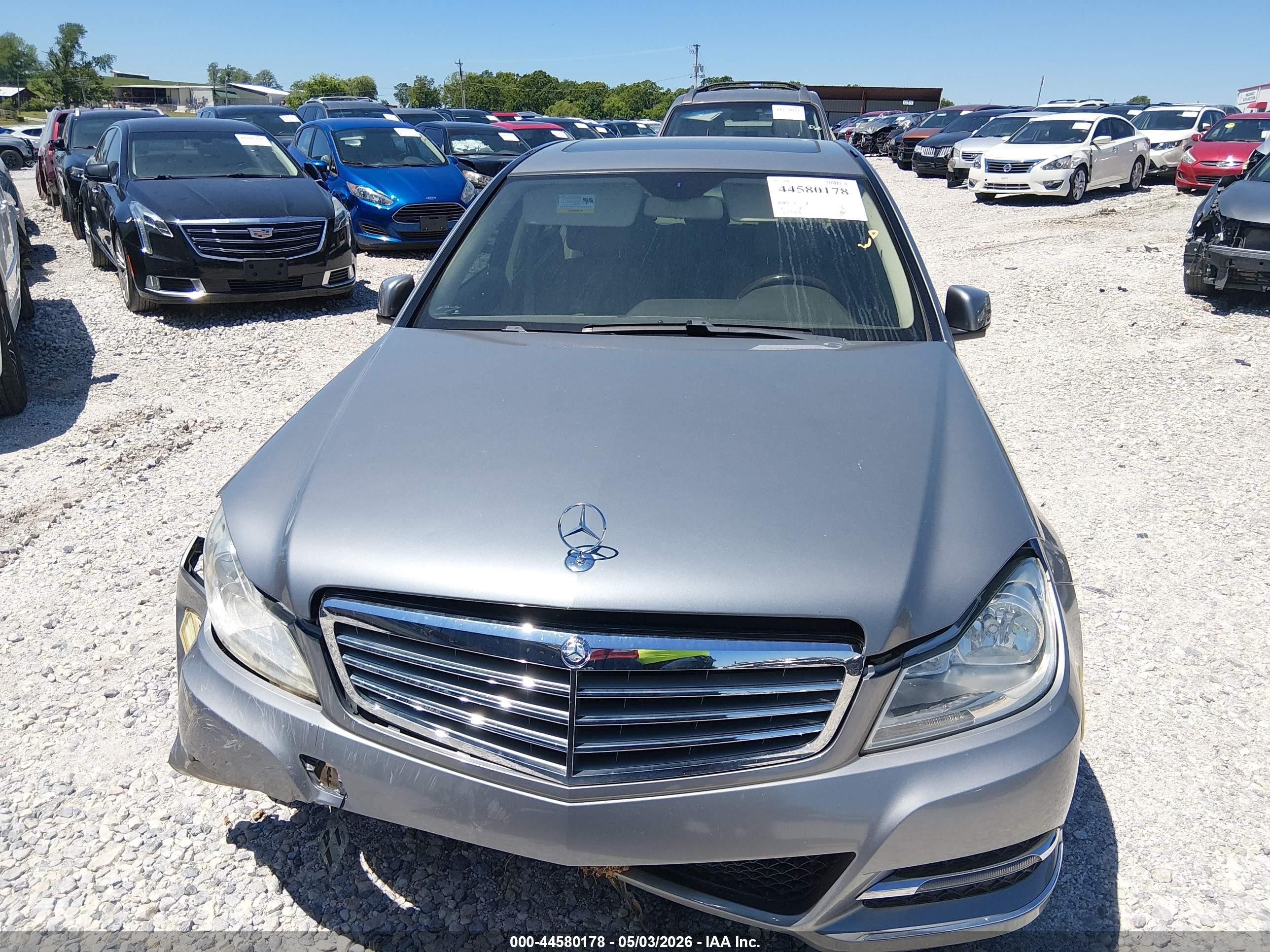 2014 Mercedes-benz C 250 Luxury Gray vin: WDDGF4HB4EG256009