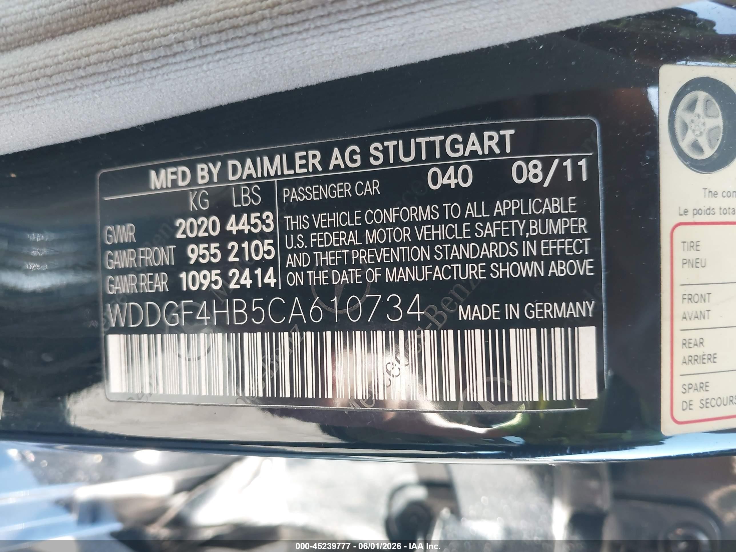 2012 Mercedes-benz C 250 Sport Черный vin: WDDGF4HB5CA610734