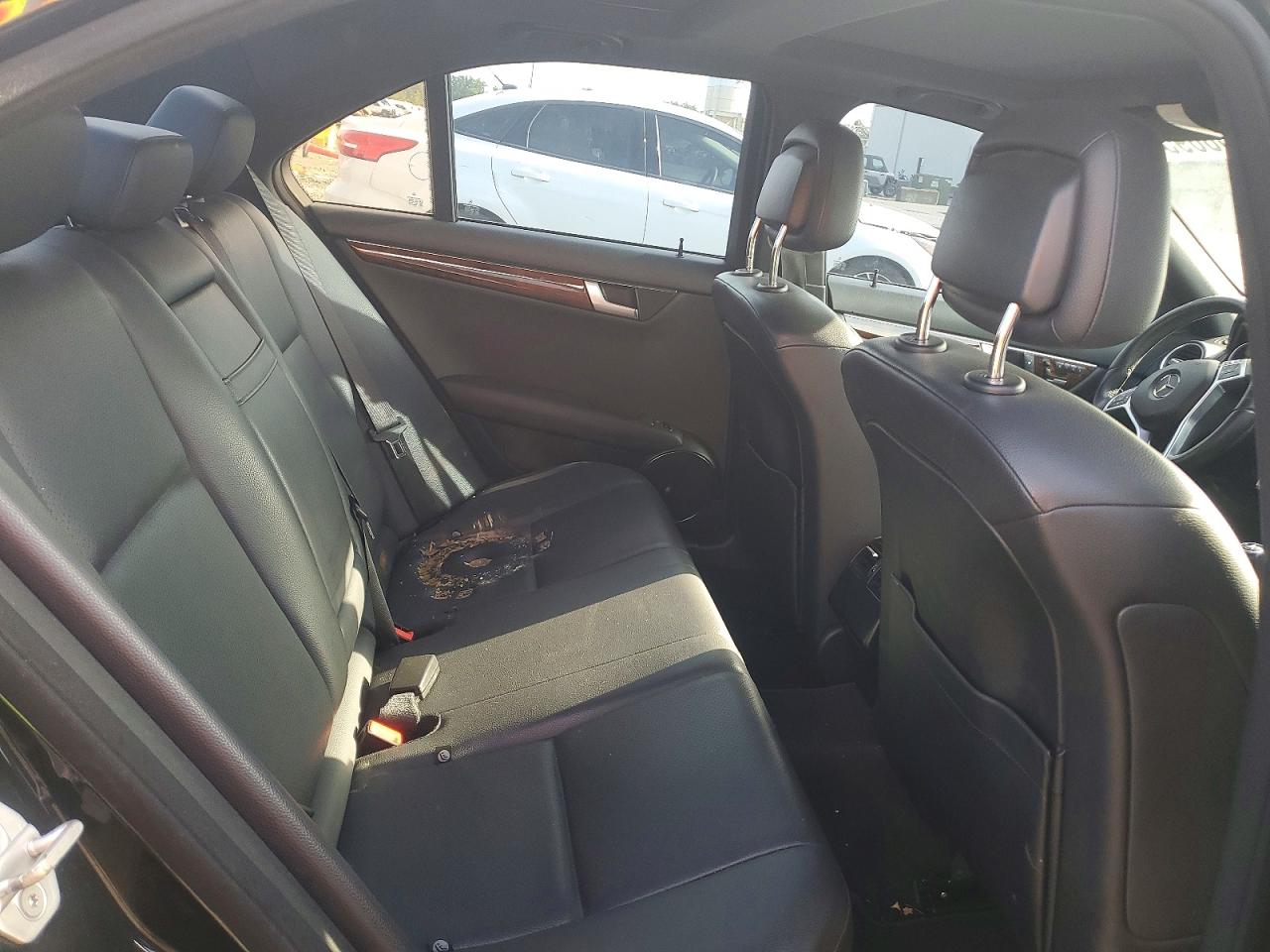 2012 Mercedes-benz C 250 Black vin: WDDGF4HB5CA669895
