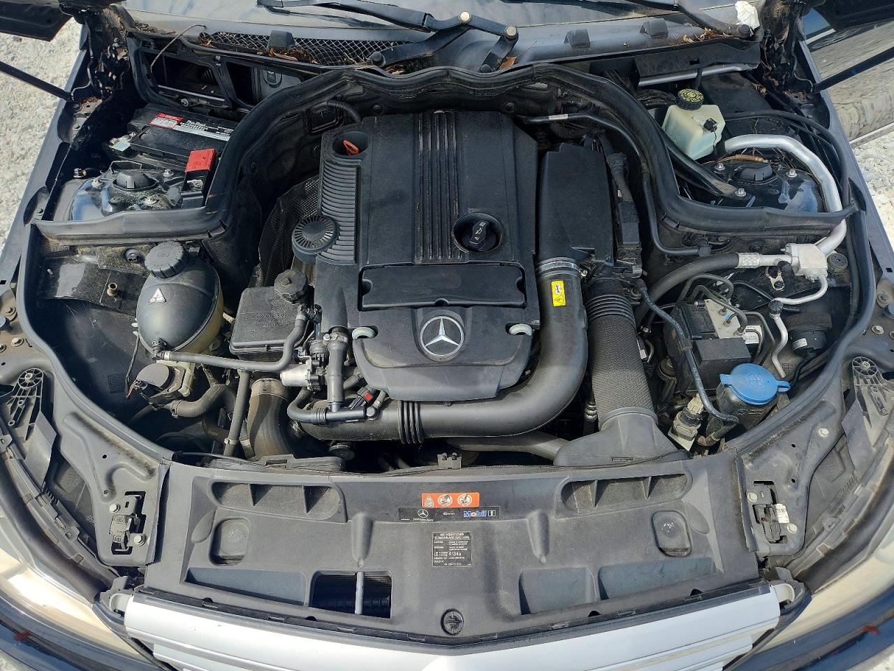 2012 Mercedes-benz C 250 Black vin: WDDGF4HB5CR194170
