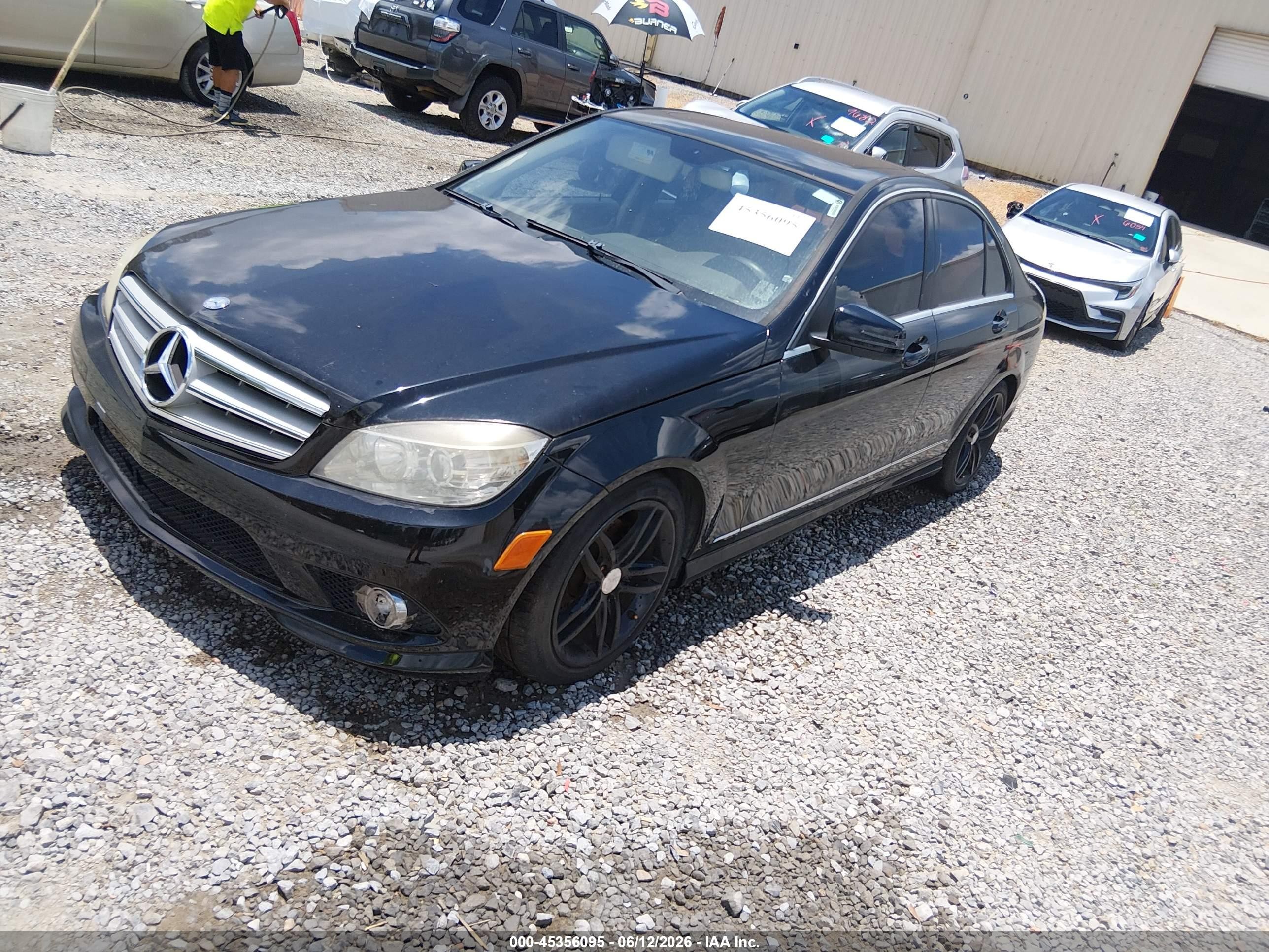 2012 Mercedes-benz C 250 Sport Black vin: WDDGF4HB5CR196470