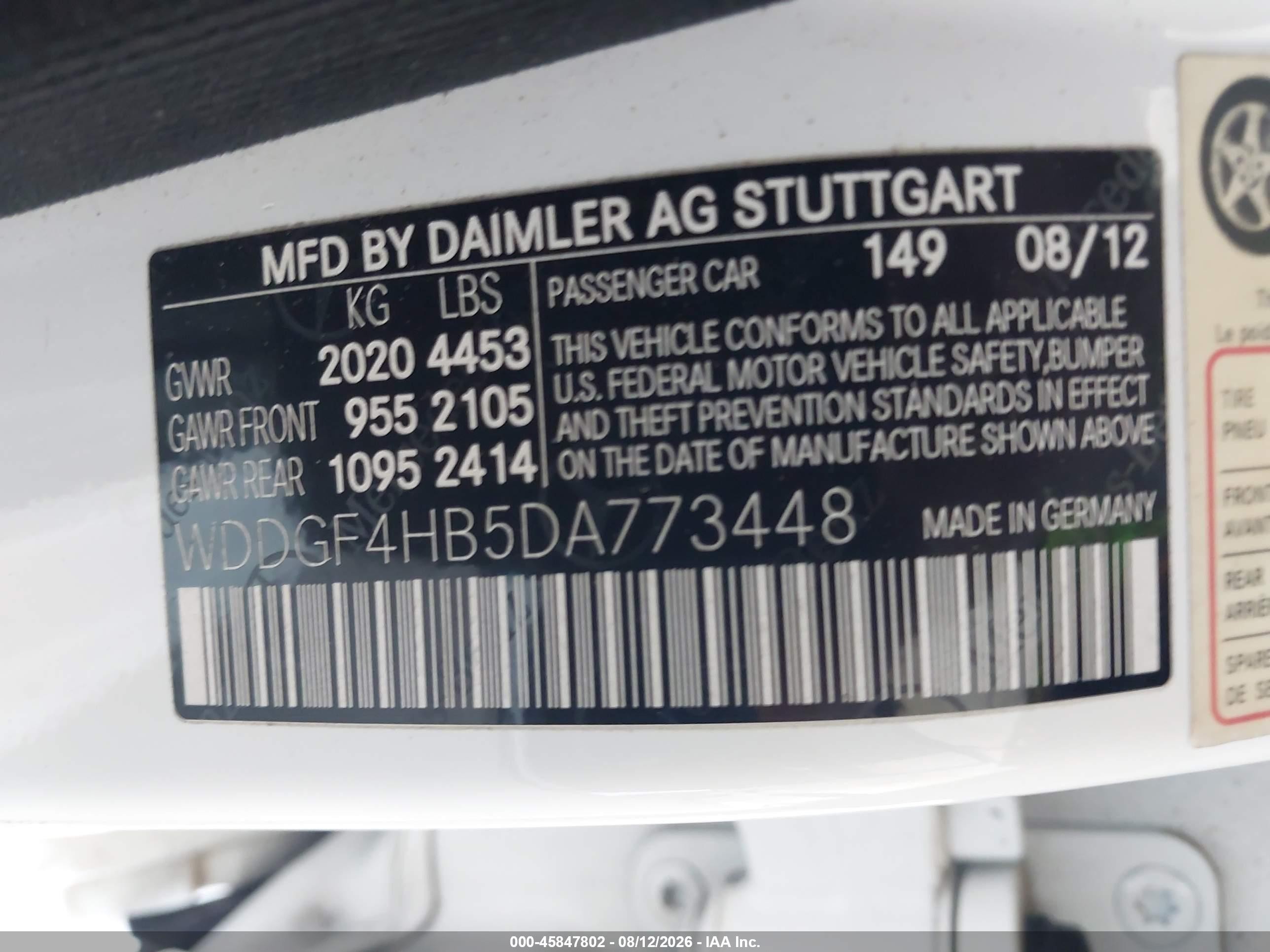 2013 Mercedes-benz C 250 Sport White vin: WDDGF4HB5DA773448
