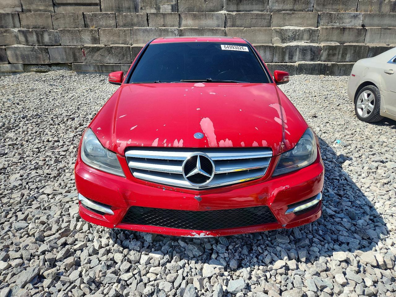 2013 Mercedes-benz C 250 Красный vin: WDDGF4HB5DA790850