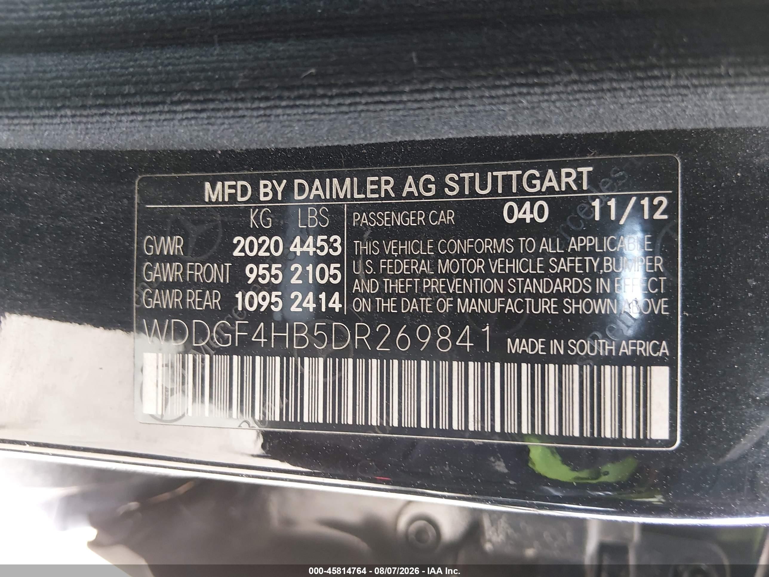 2013 Mercedes-benz C 250 Sport Black vin: WDDGF4HB5DR269841