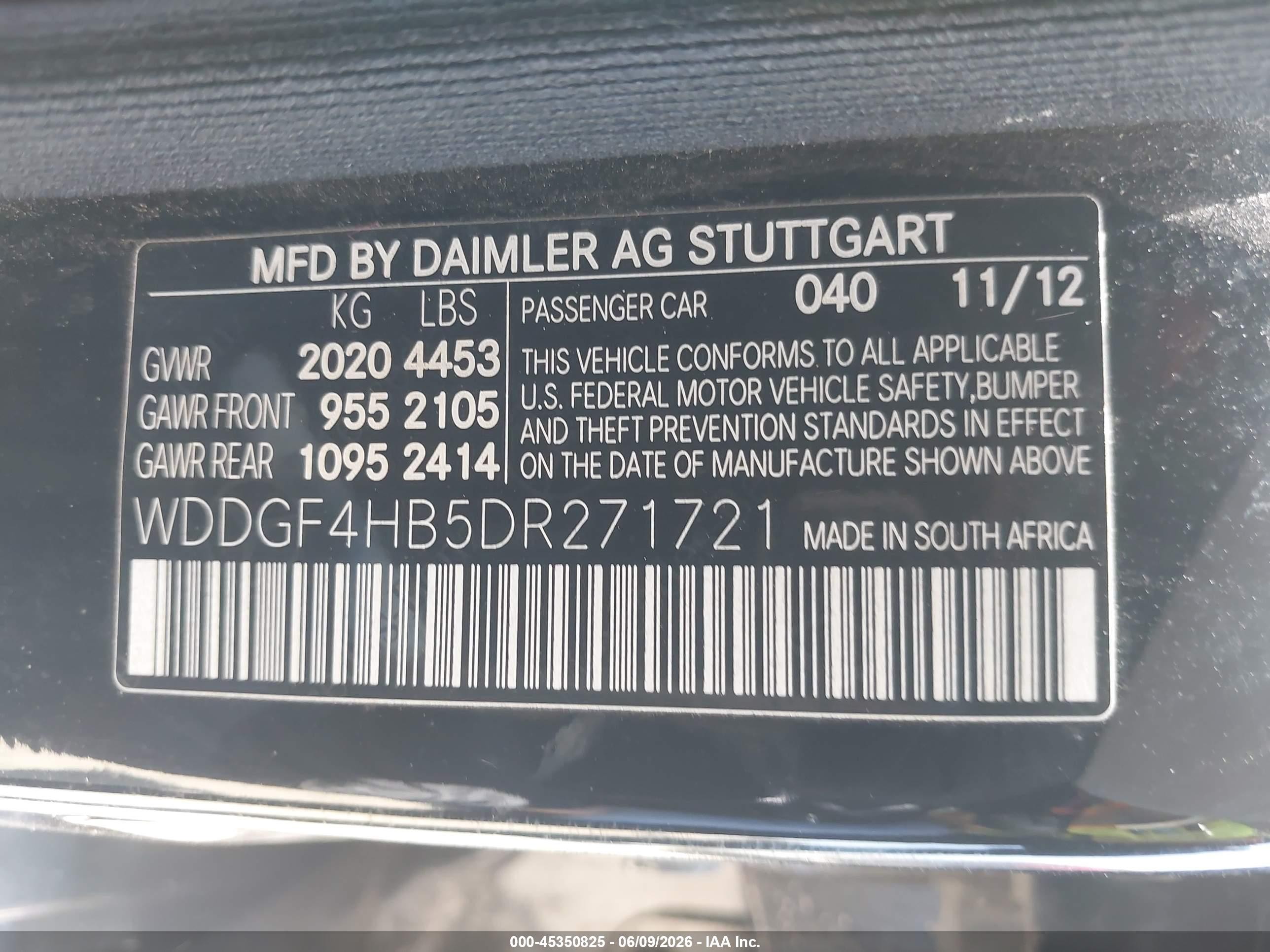 2013 Mercedes-benz C 250 Sport Black vin: WDDGF4HB5DR271721