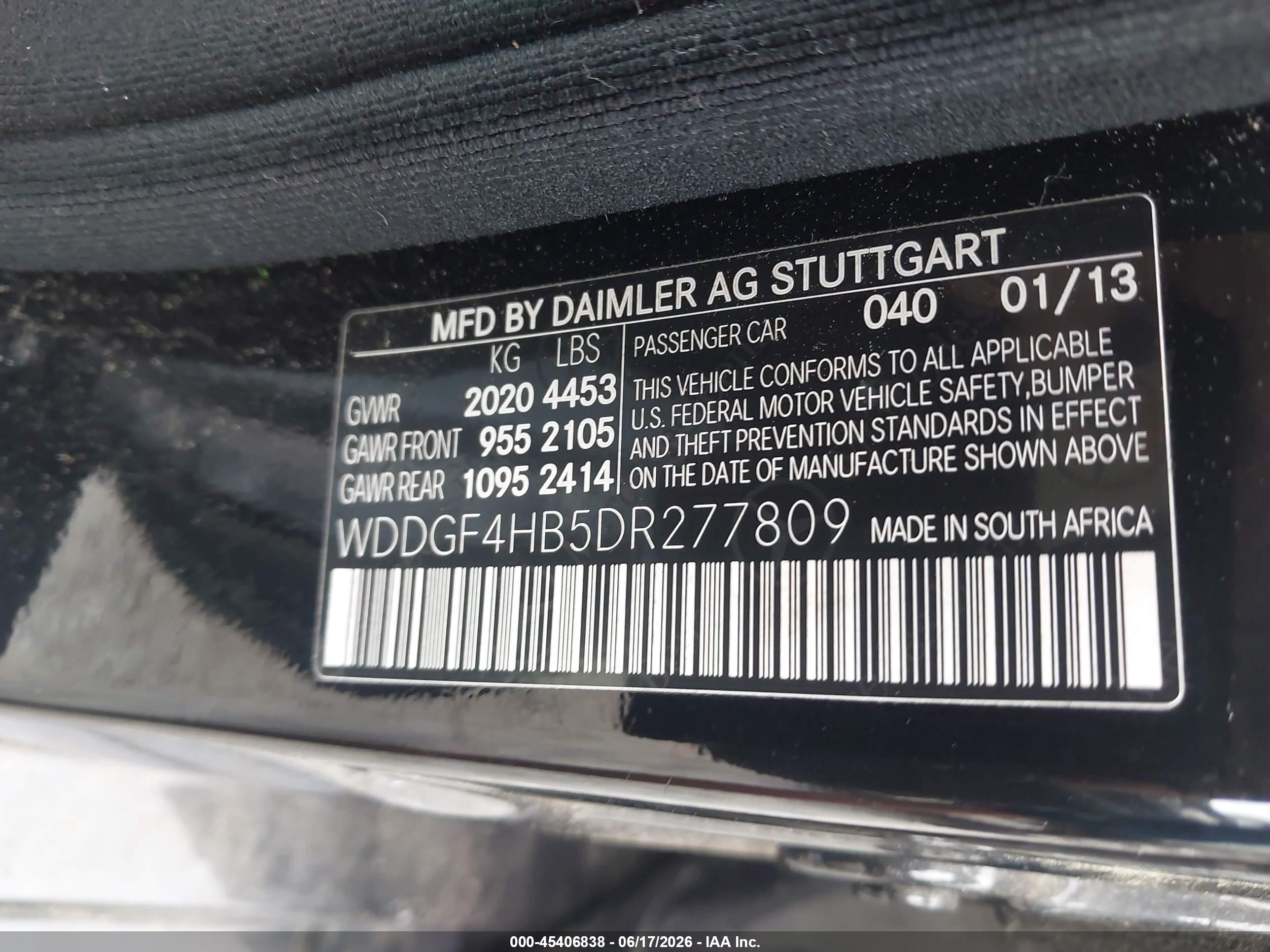 2013 Mercedes-benz C 250 Sport Черный vin: WDDGF4HB5DR277809
