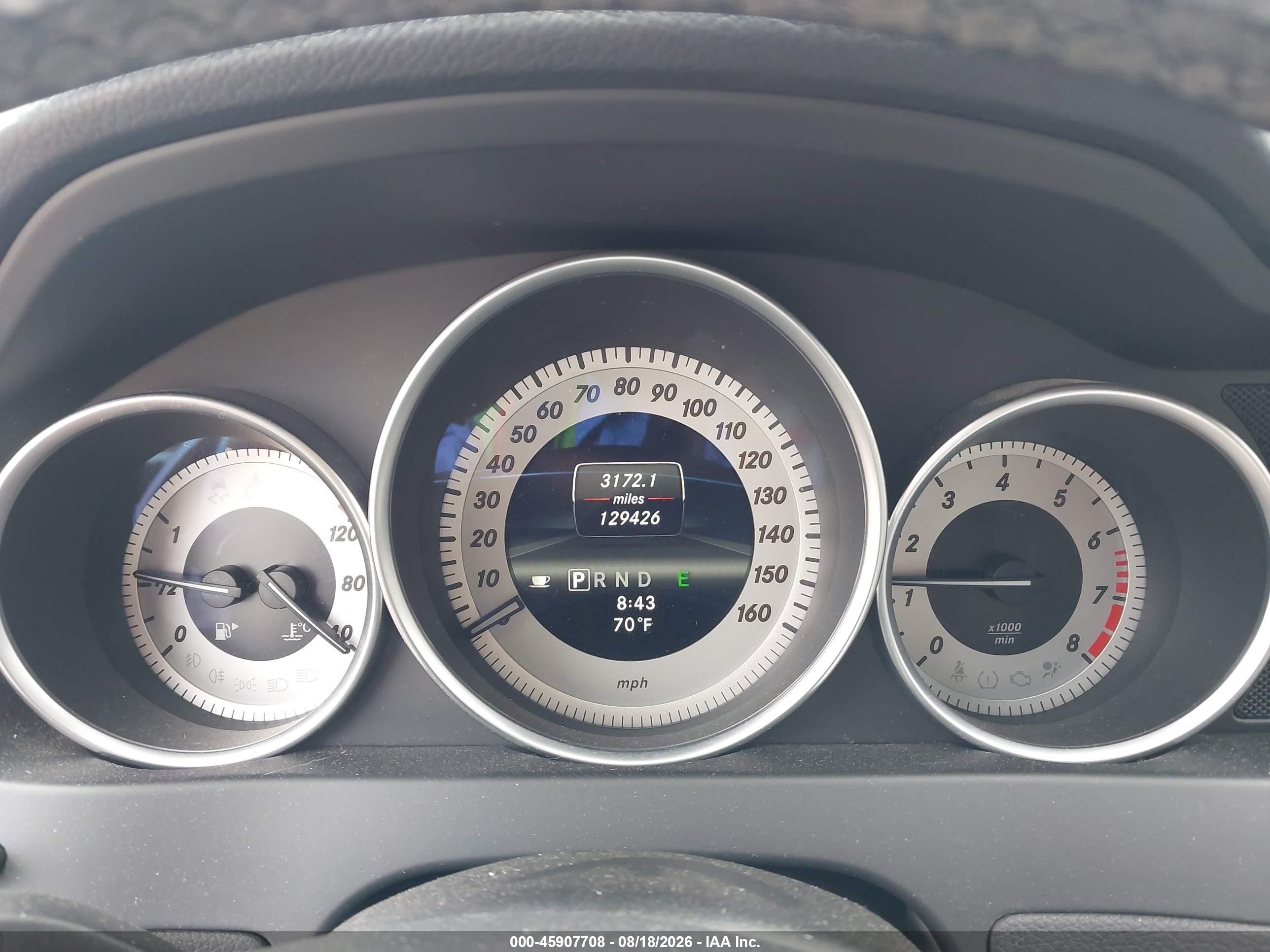 2013 Mercedes-benz C 250 Sport Light Blue vin: WDDGF4HB5DR294237