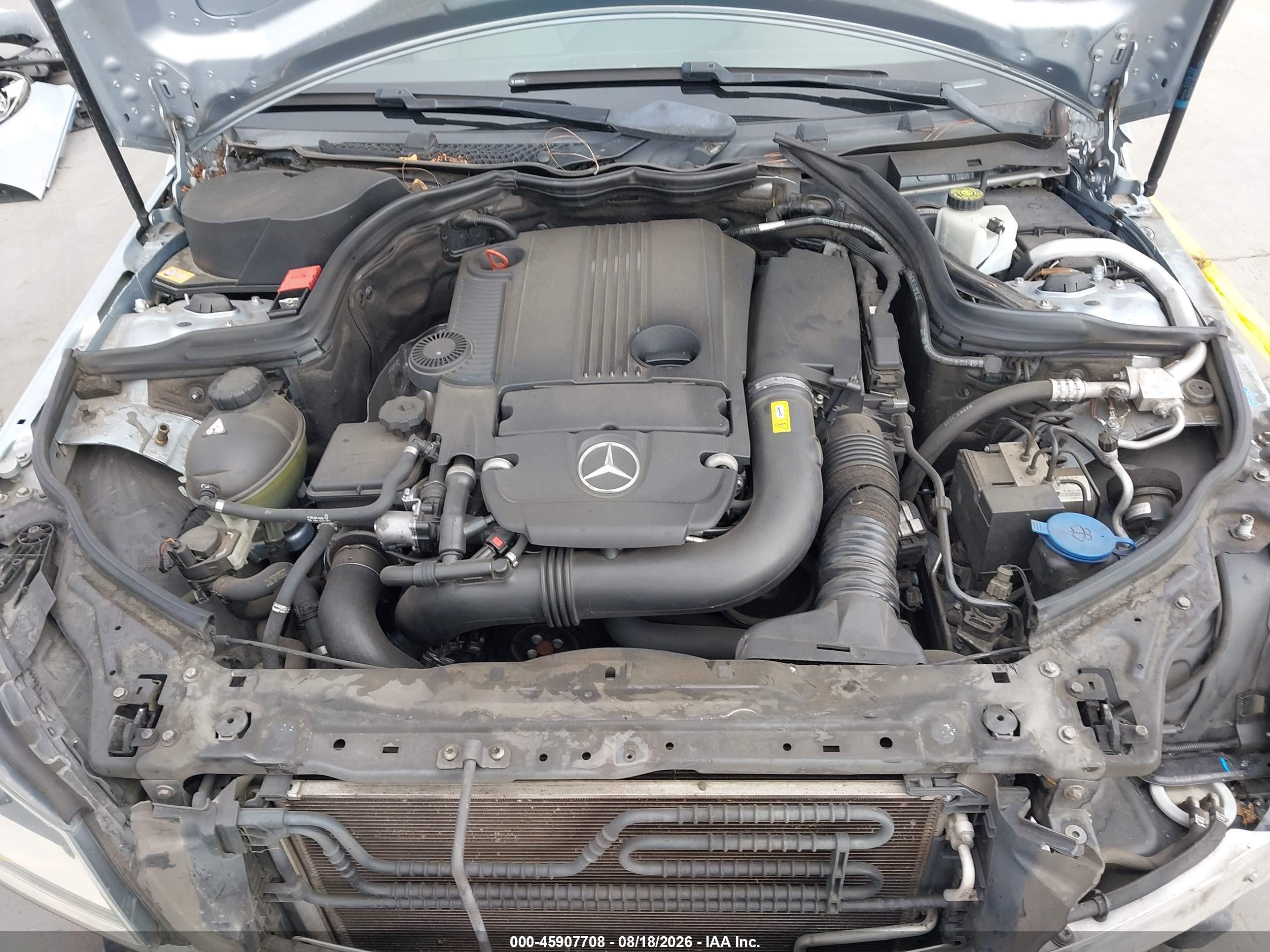 2013 Mercedes-benz C 250 Sport Light Blue vin: WDDGF4HB5DR294237