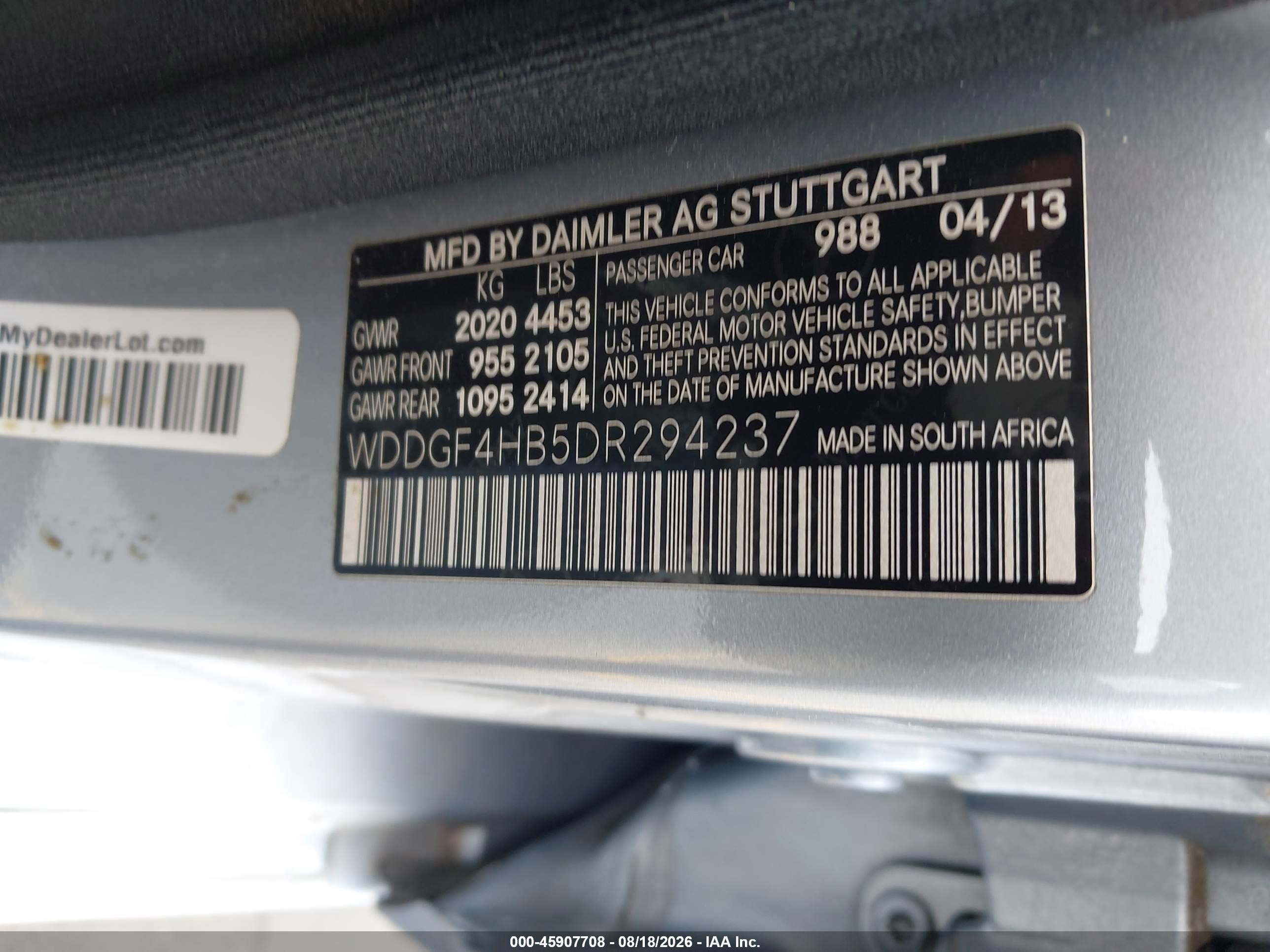 2013 Mercedes-benz C 250 Sport Light Blue vin: WDDGF4HB5DR294237