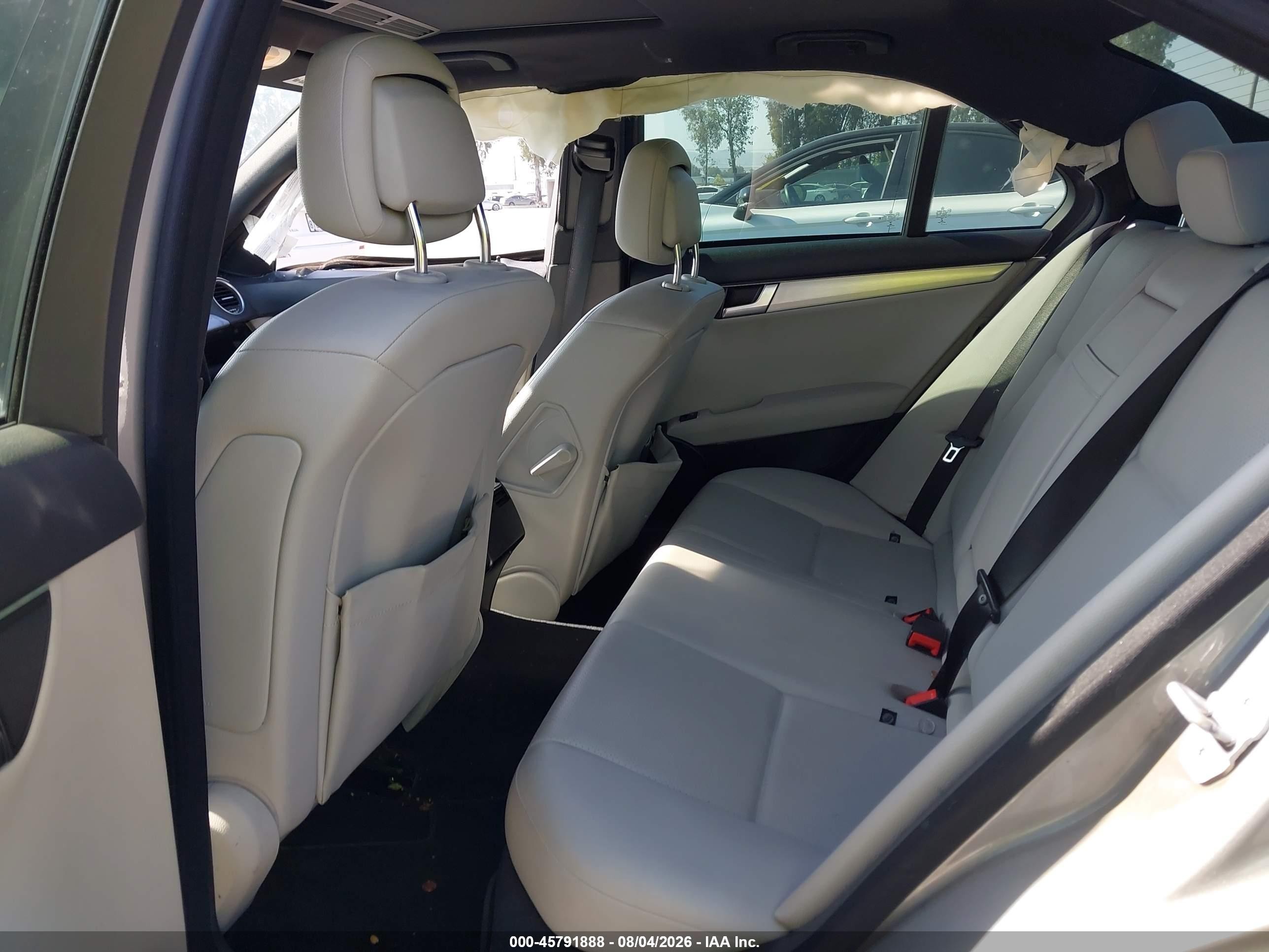 2014 Mercedes-benz C 250 Sport Gray vin: WDDGF4HB5EA962957