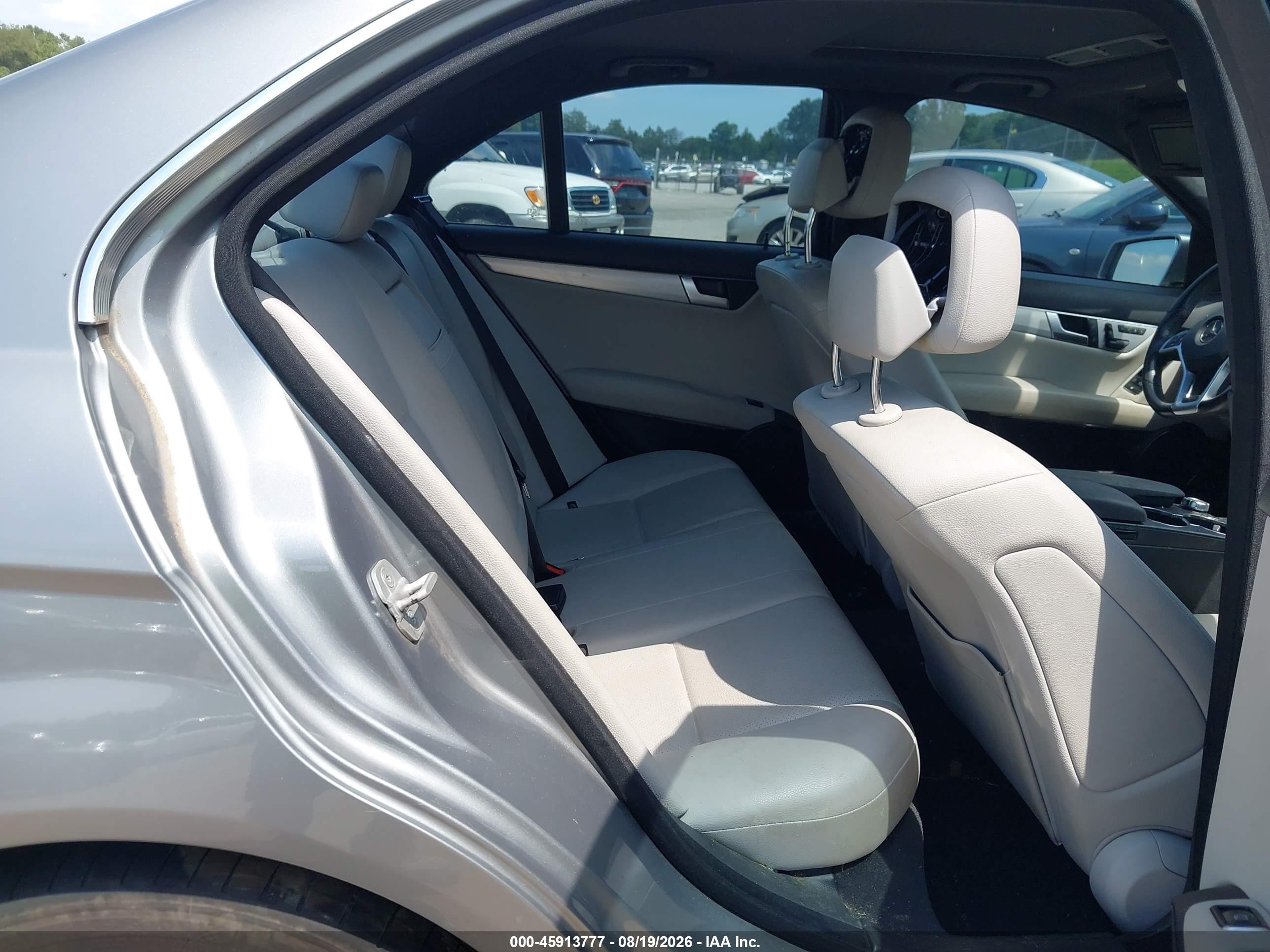 2014 Mercedes-benz C 250 Sport Gray vin: WDDGF4HB5EG223259