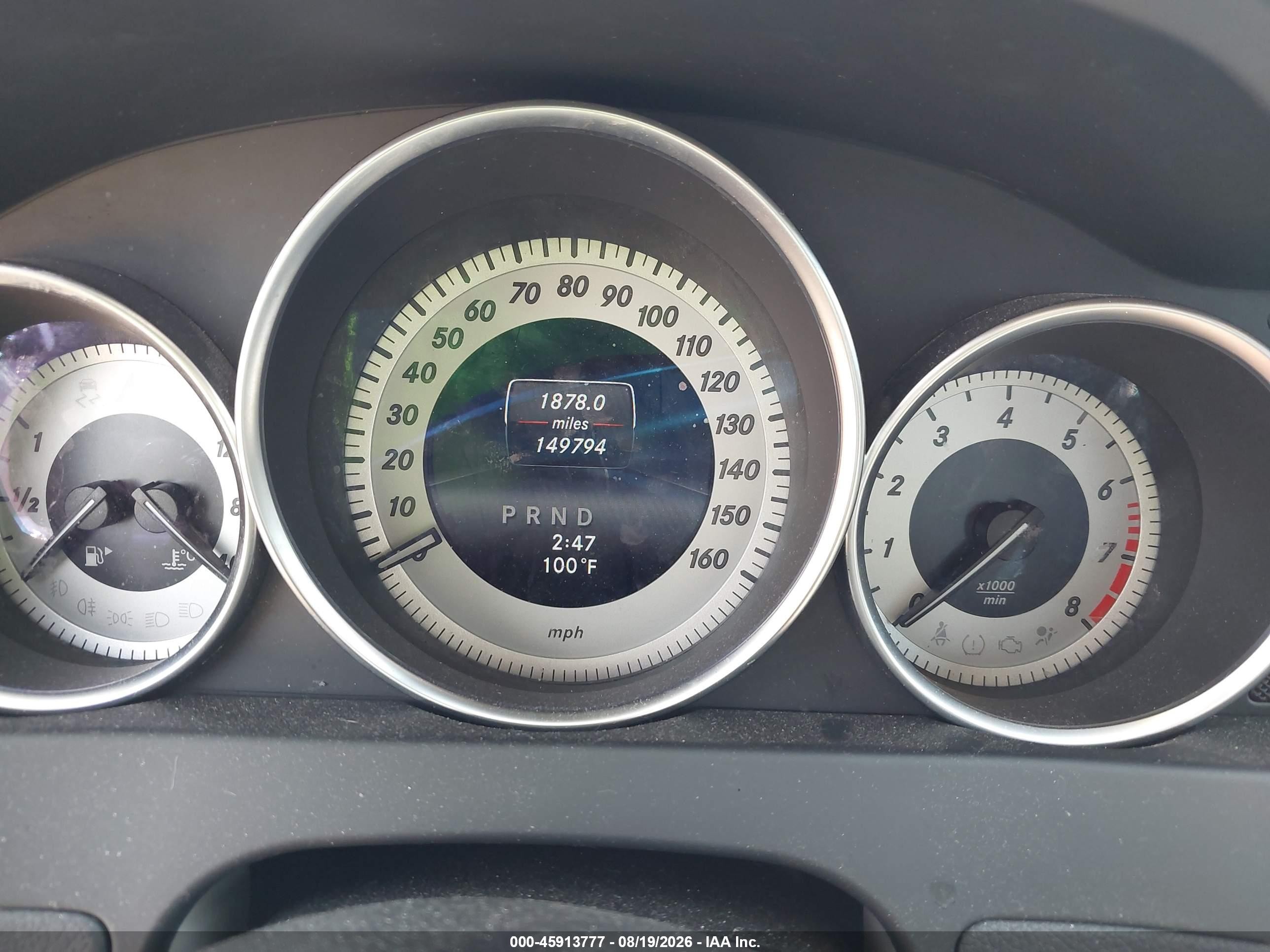 2014 Mercedes-benz C 250 Sport Gray vin: WDDGF4HB5EG223259