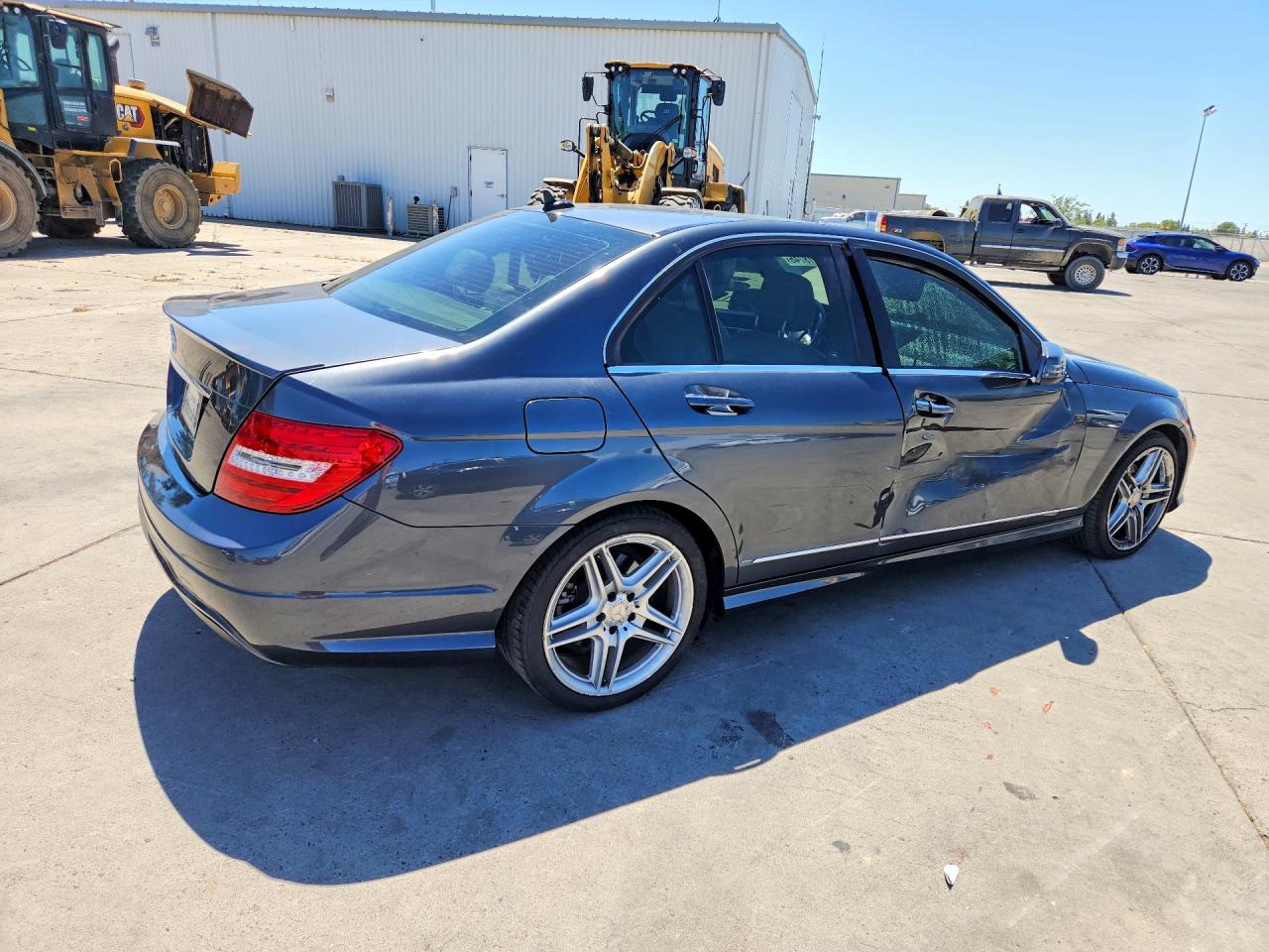 2014 Mercedes-benz C 250 Charcoal vin: WDDGF4HB5EG225254