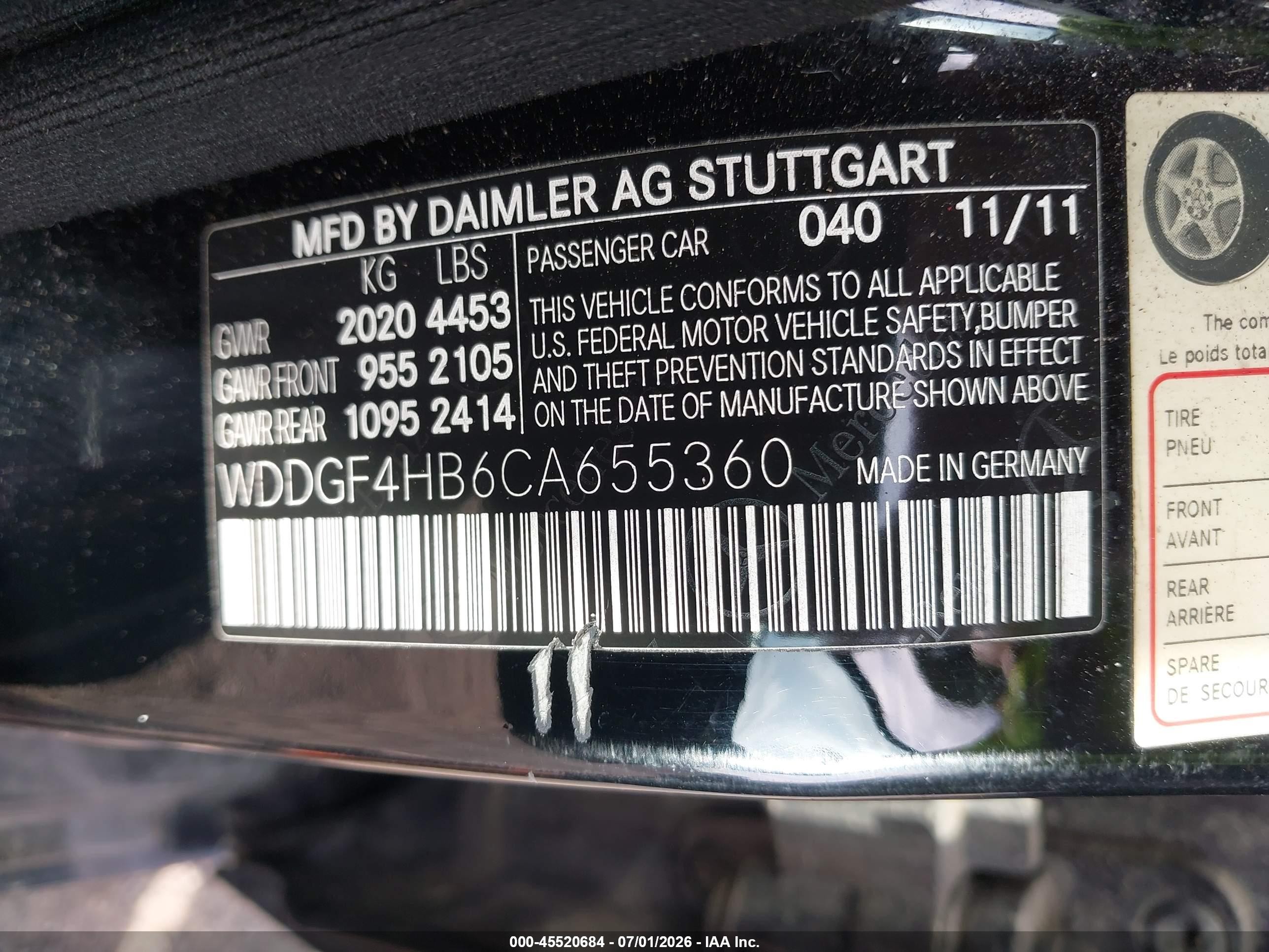 2012 Mercedes-benz C 250 Luxury/sport Black vin: WDDGF4HB6CA655360