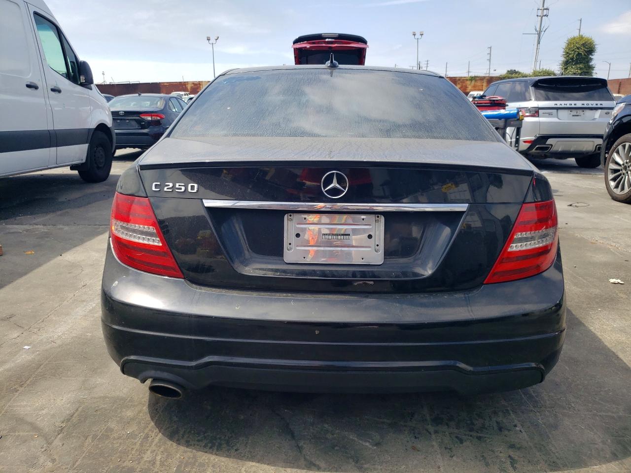 2012 Mercedes-benz C 250 Black vin: WDDGF4HB6CR237012