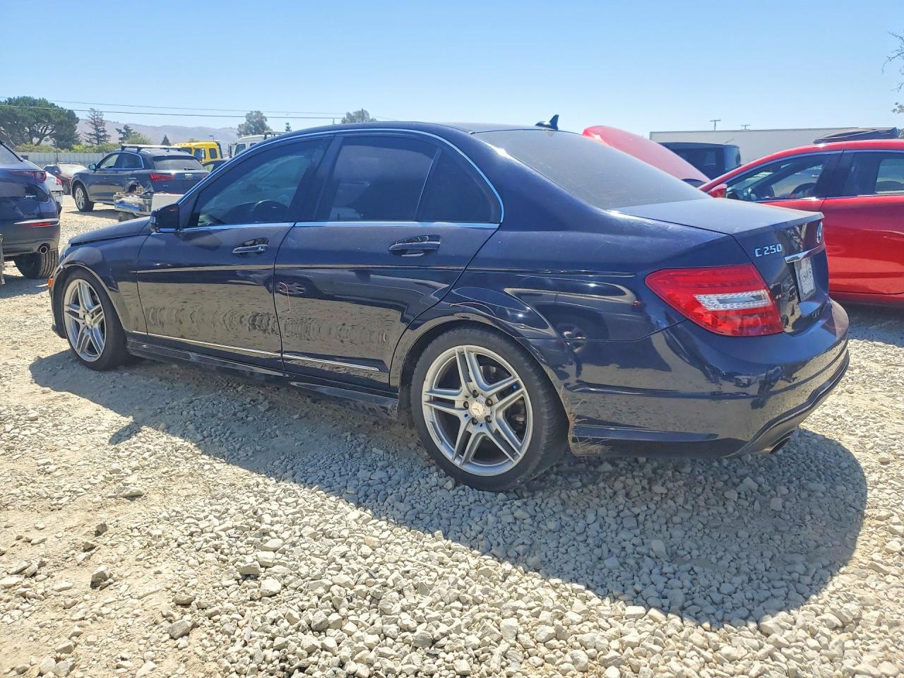 2013 Mercedes-benz C 250 Blue vin: WDDGF4HB6DA773149