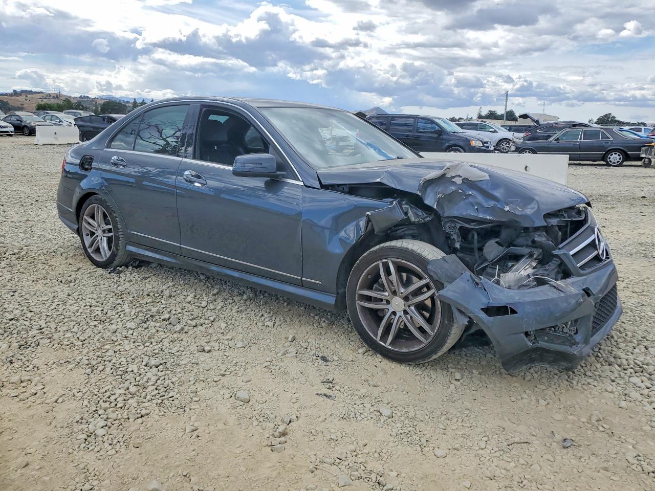 2013 Mercedes-benz C 250 Charcoal vin: WDDGF4HB6DA865071