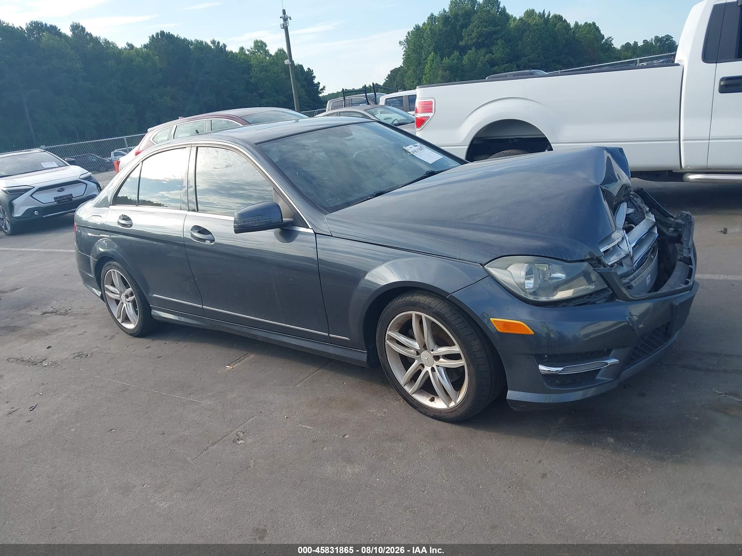 2013 Mercedes-benz C 250 Sport Black vin: WDDGF4HB6DA871503