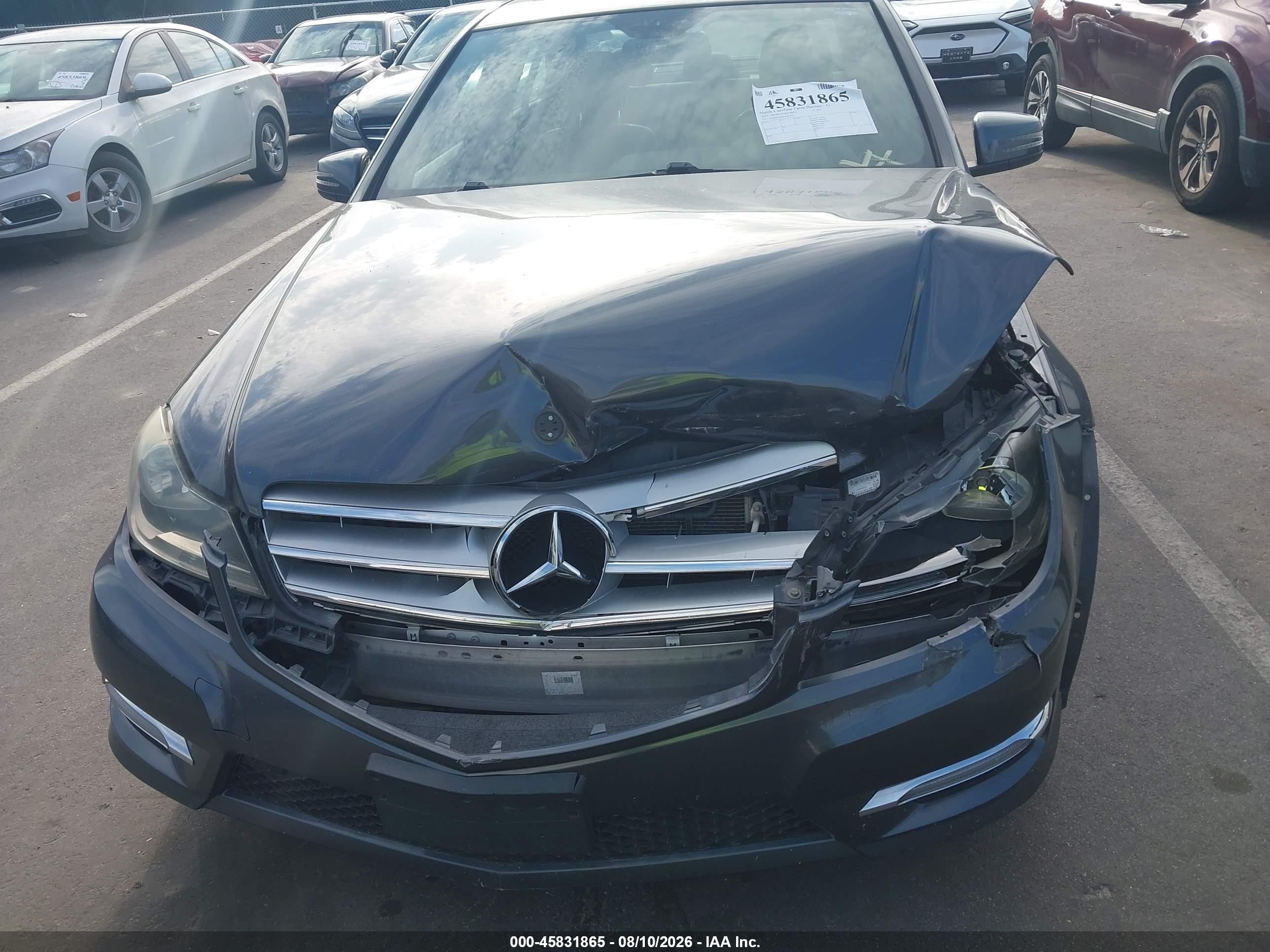 2013 Mercedes-benz C 250 Sport Black vin: WDDGF4HB6DA871503