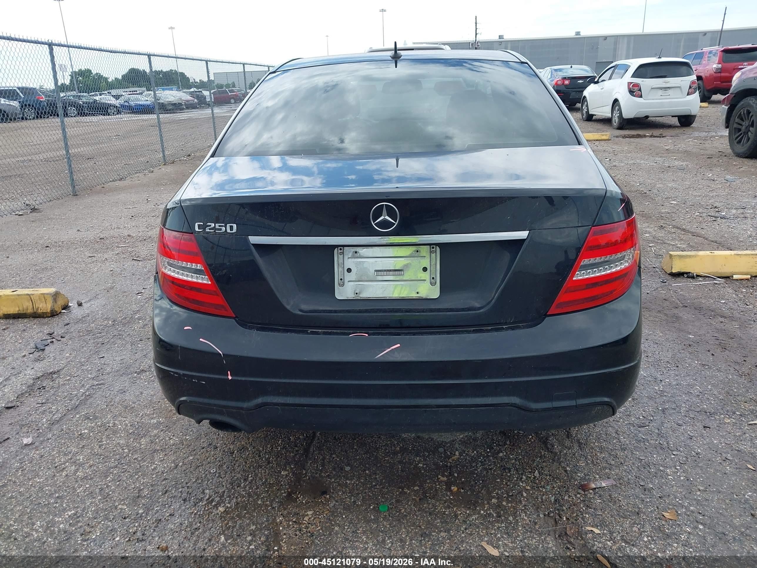 2013 Mercedes-benz C 250 Sport Black vin: WDDGF4HB6DG091921