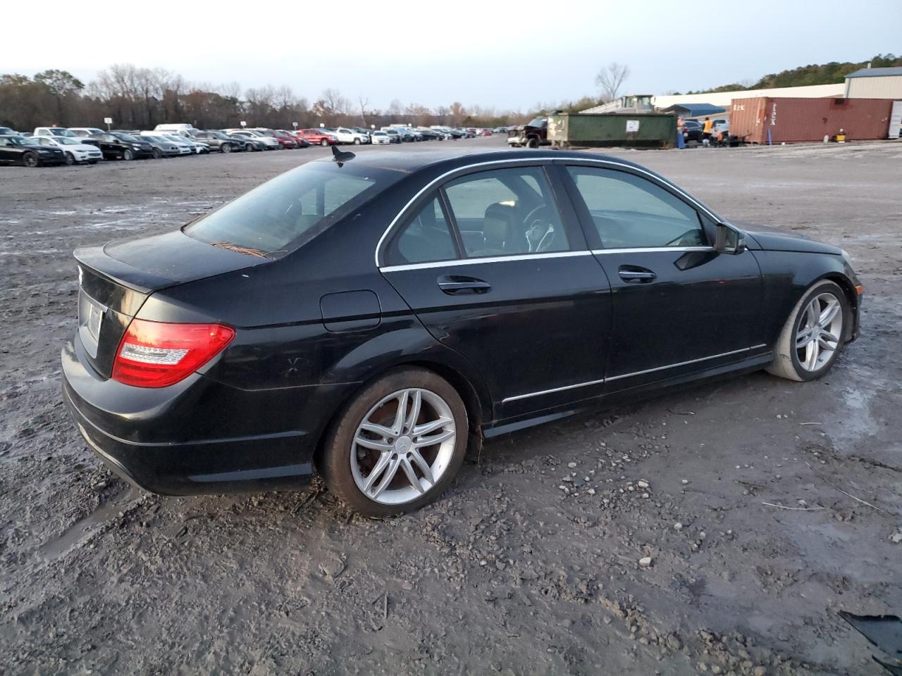 2013 Mercedes-benz C 250 Black vin: WDDGF4HB6DR268309